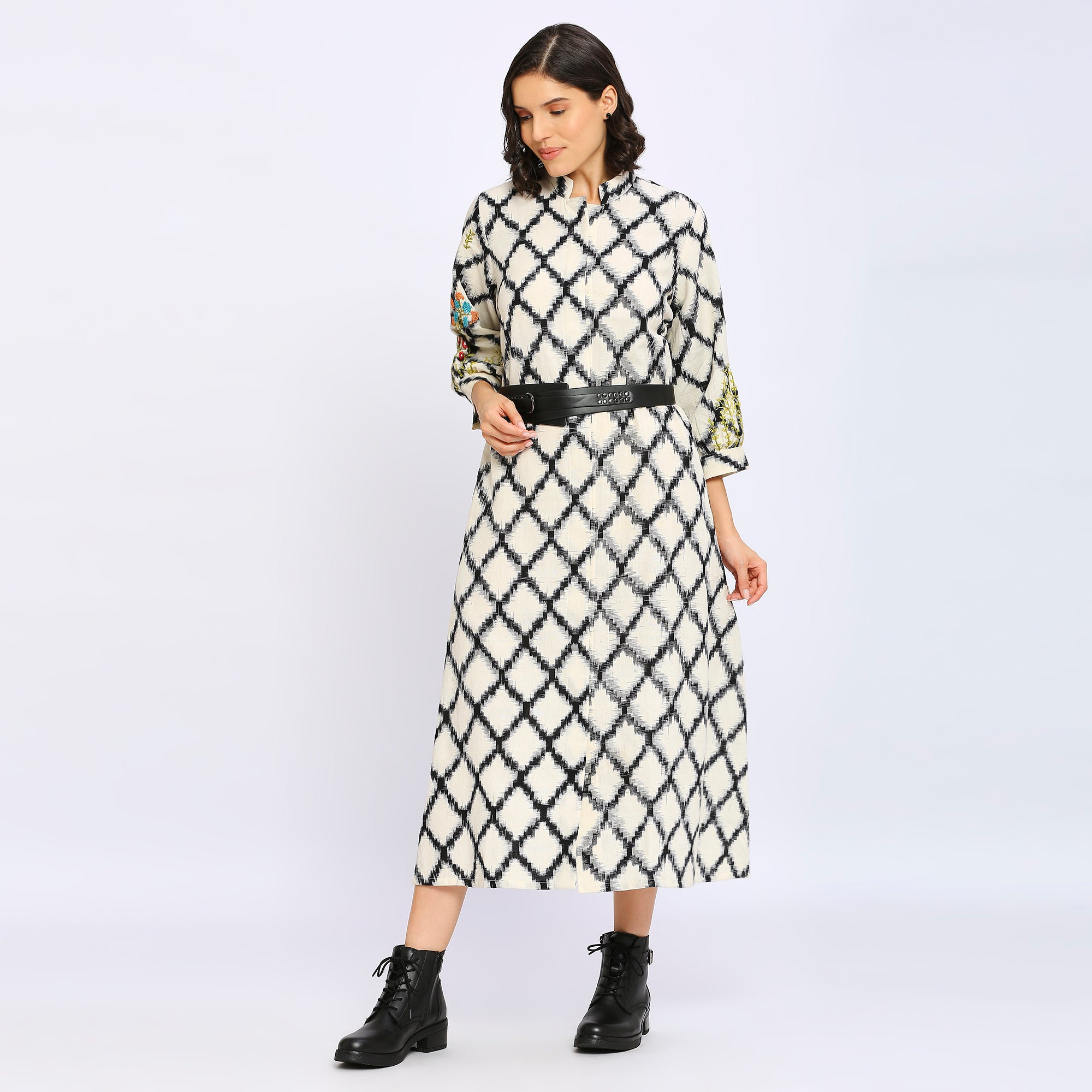 Double Ikat Dress