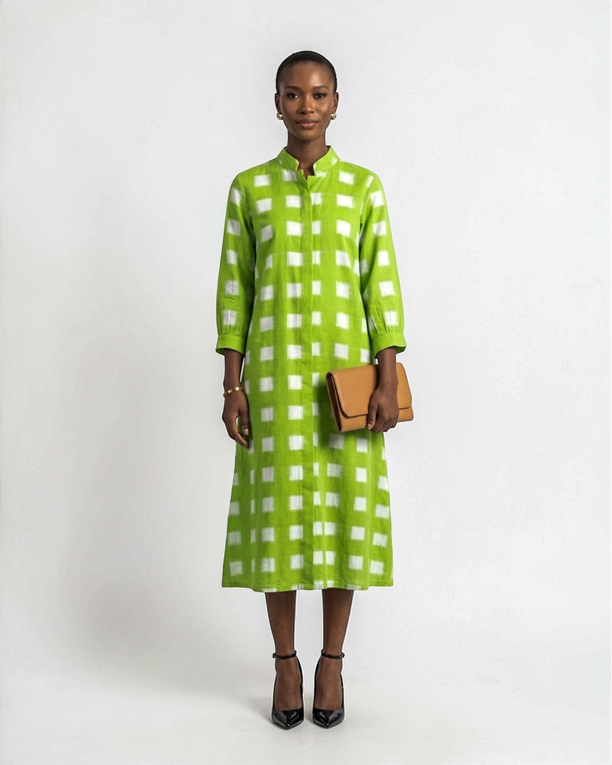 green ikat dress Lirril Jacket Ikkat dresses