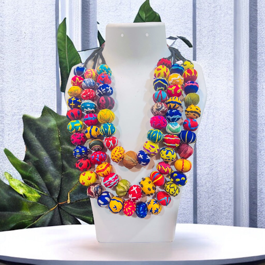 Hand Embroidered Necklace