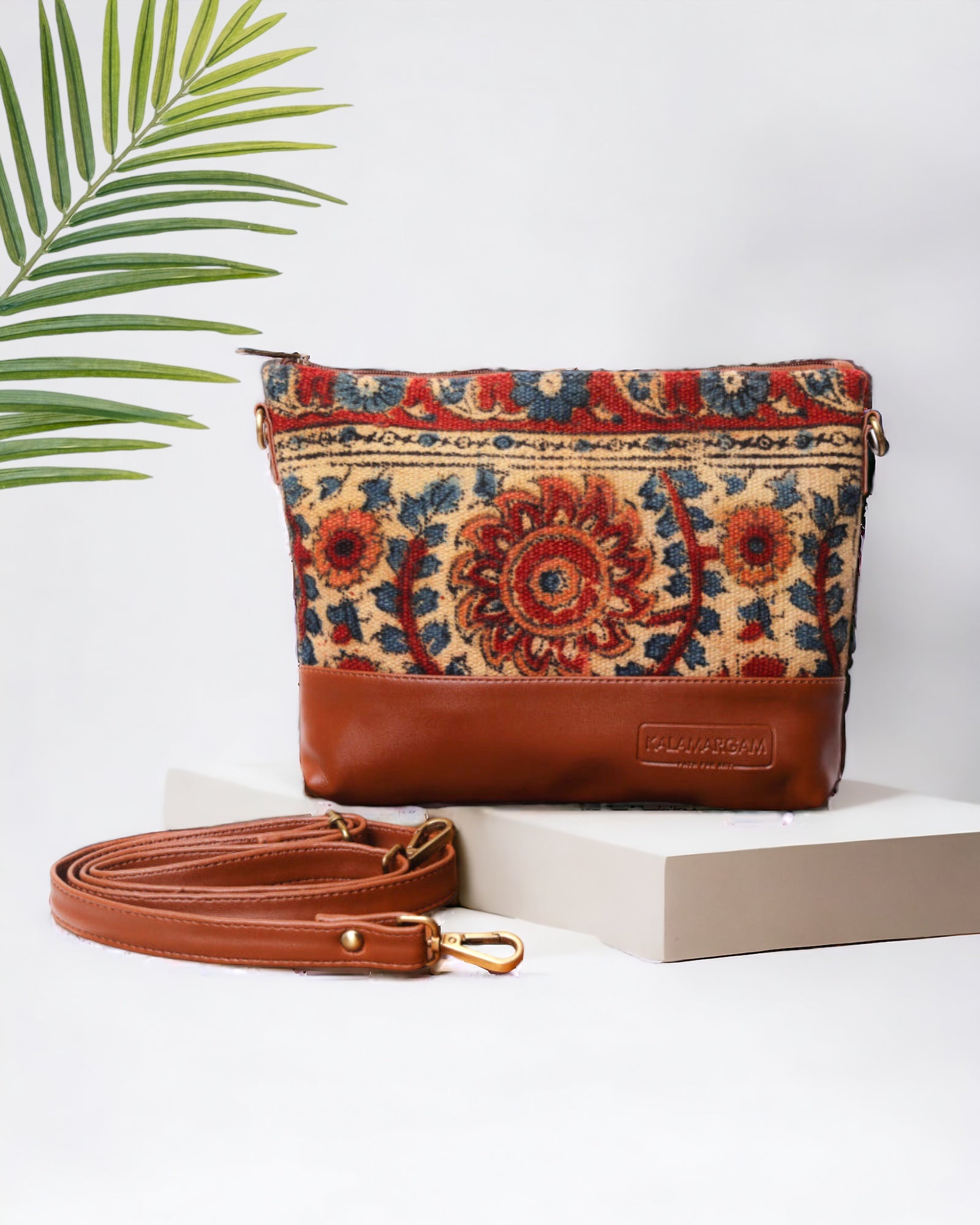 Kalamkari Crossbody Bag