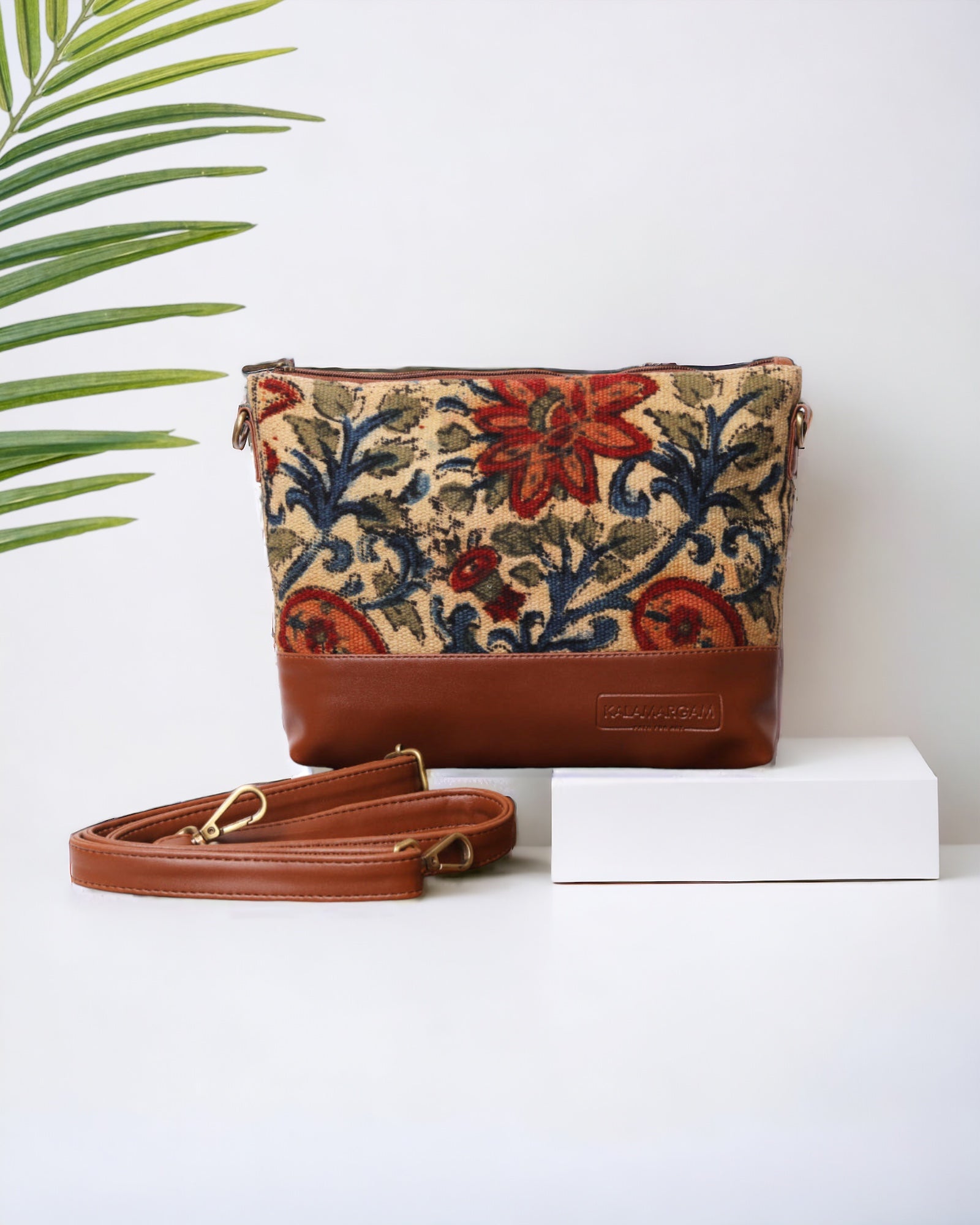 Kalamkari Crossbody Bag