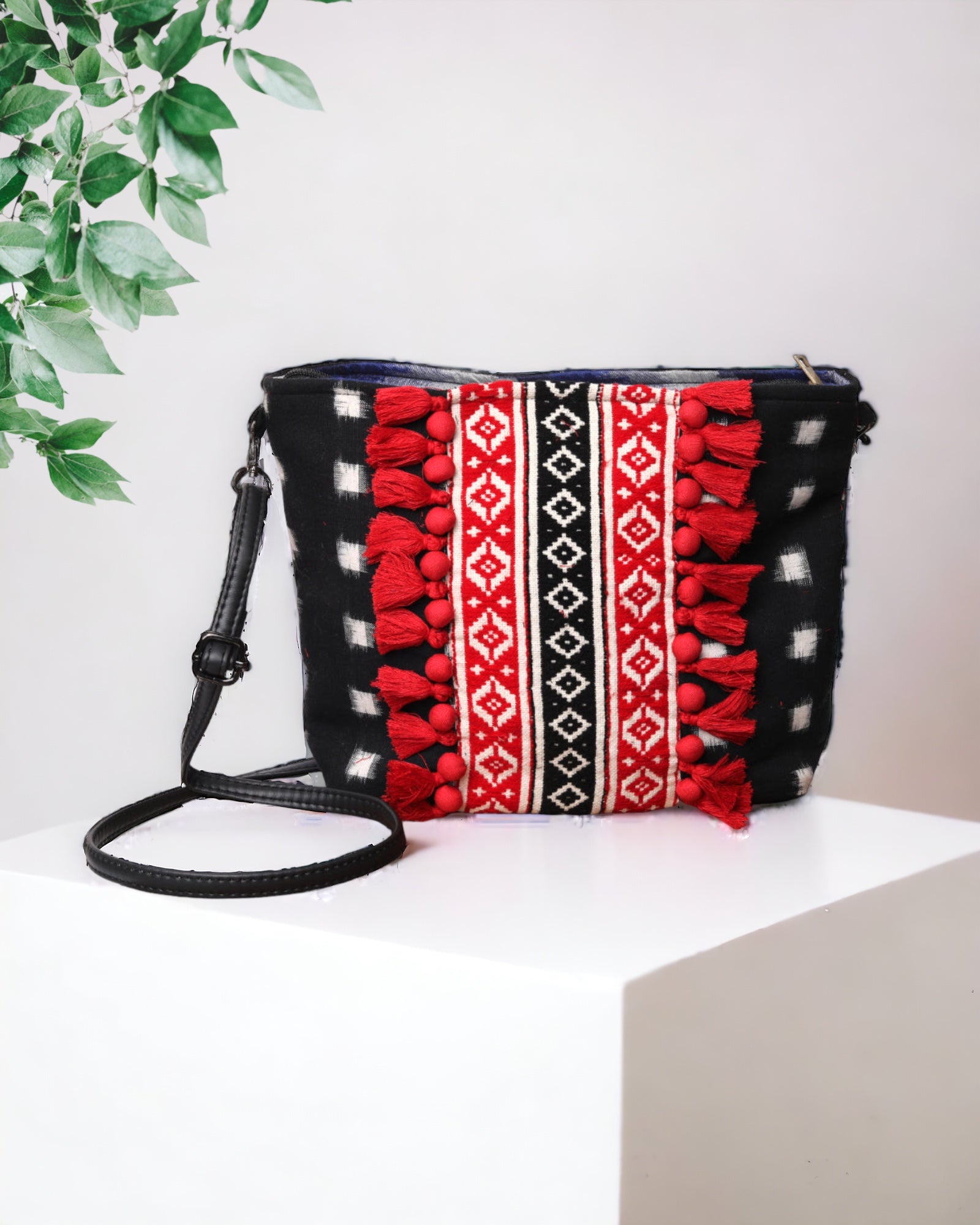 Ikat Boho Crossbody Bag