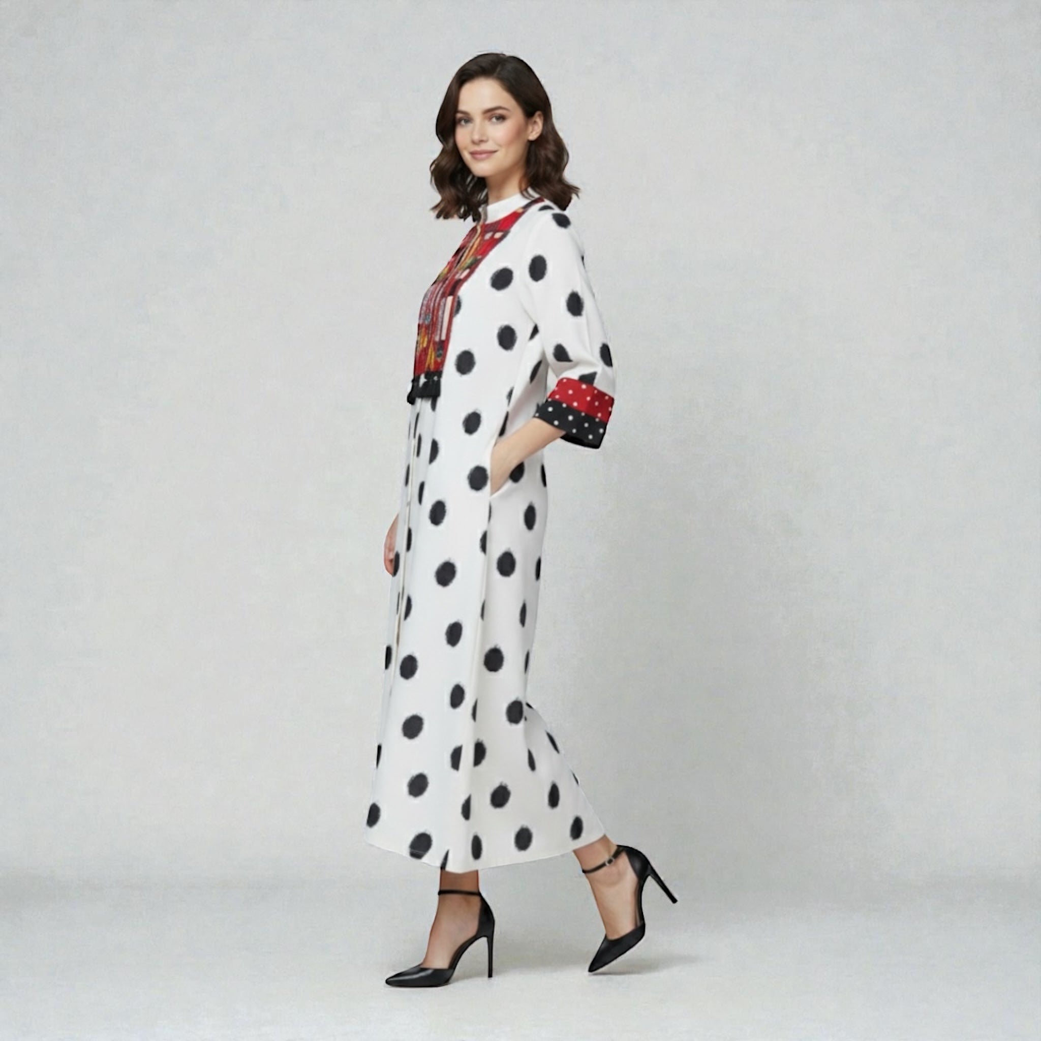 Mizo Ikkat Jacket Dress