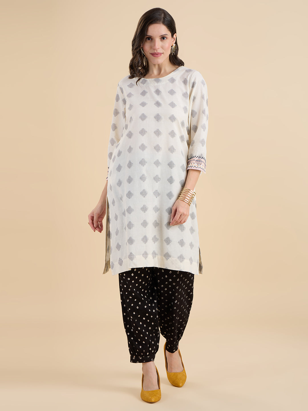 Ikat Bandhej Coord Set
