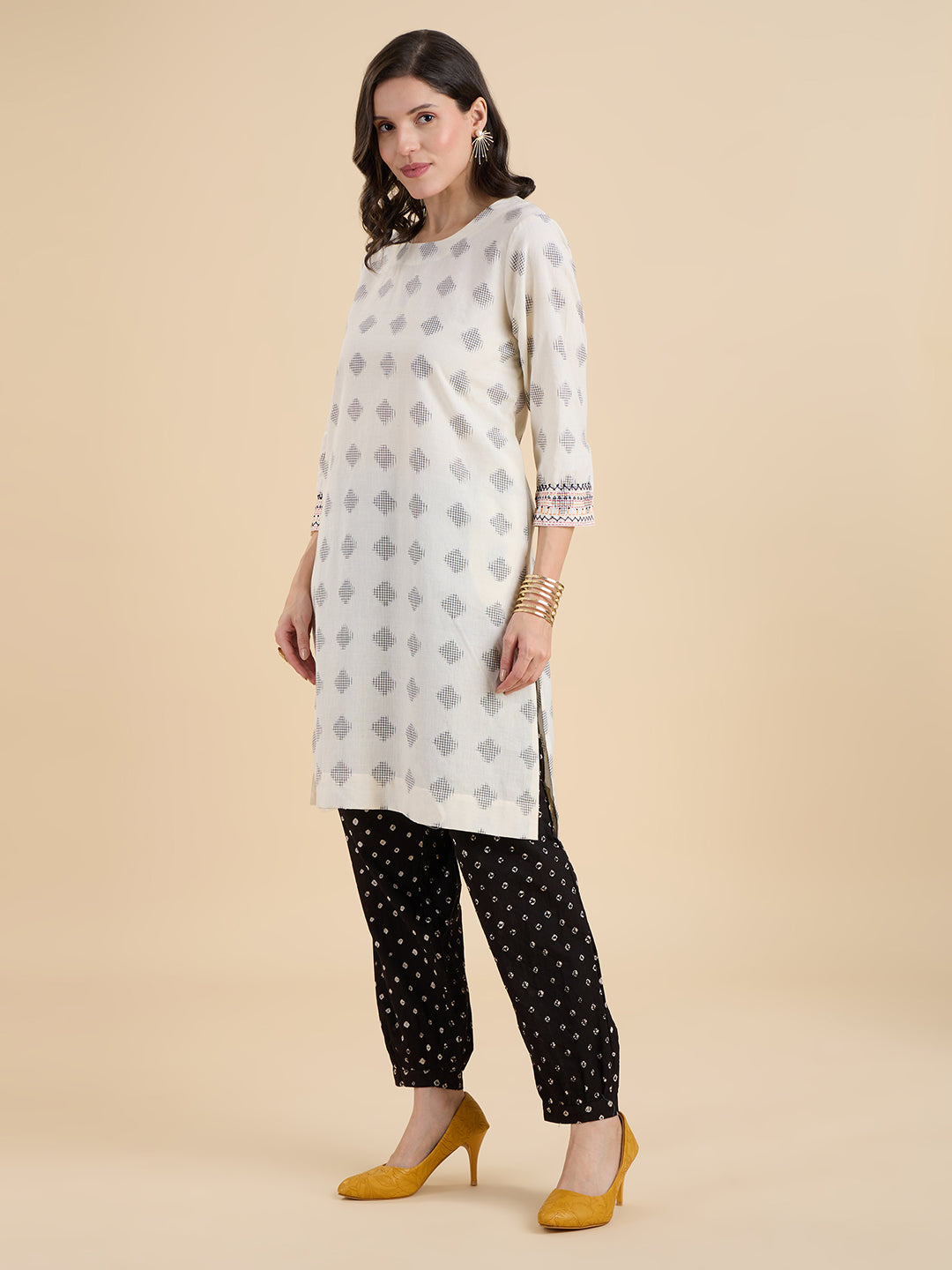 Ikat Bandhej Coord Set