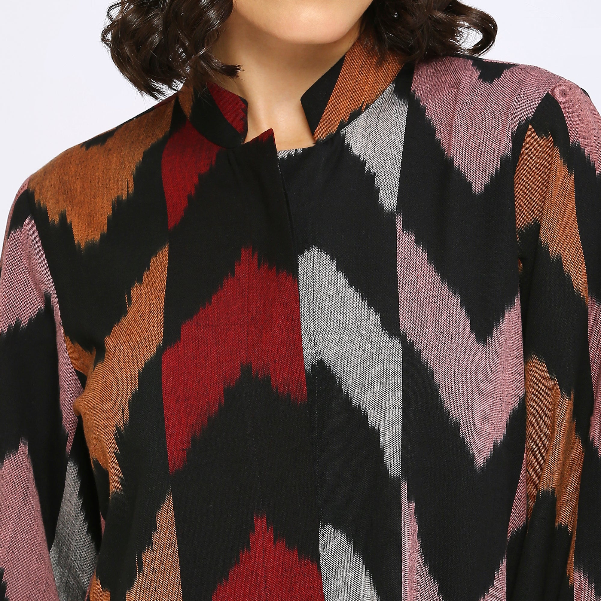 Black Ikat Dress - World of Ikkat