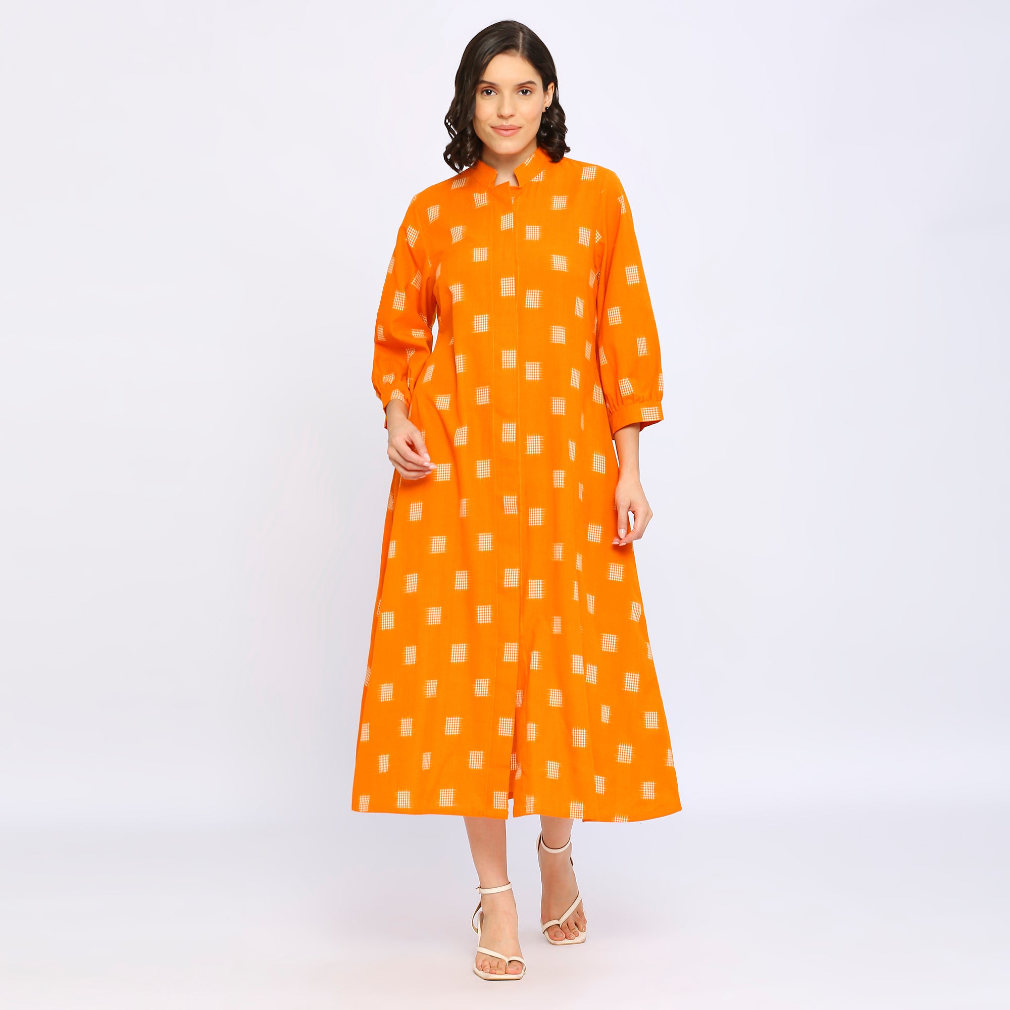 Sunflower Ikat Jacket Dress