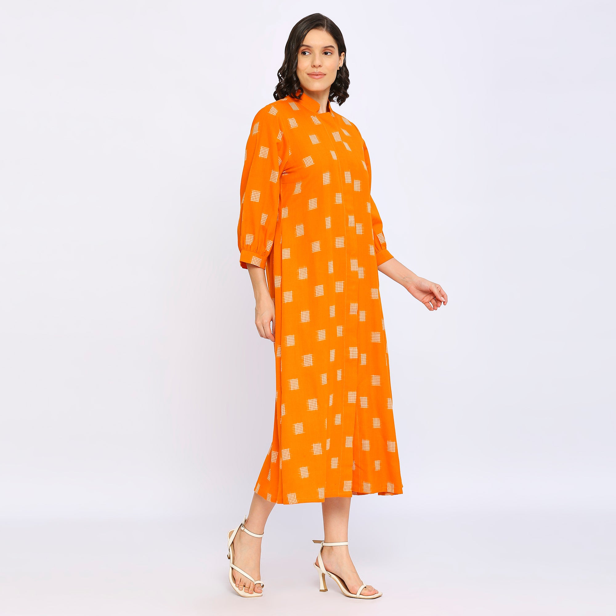 Sunflower Ikat Jacket Dress - - World of Ikkat