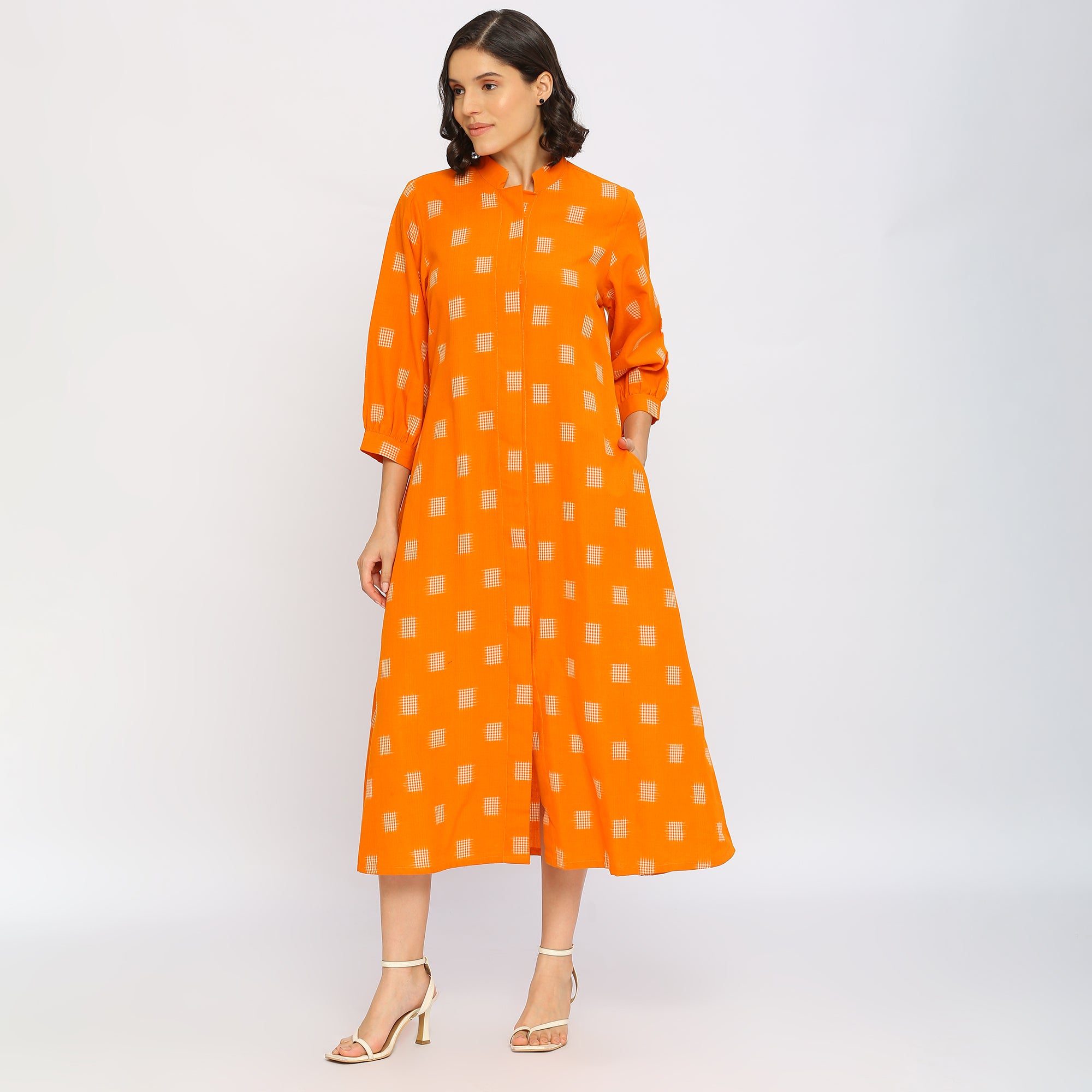 Sunflower Ikat Jacket Dress - - World of Ikkat