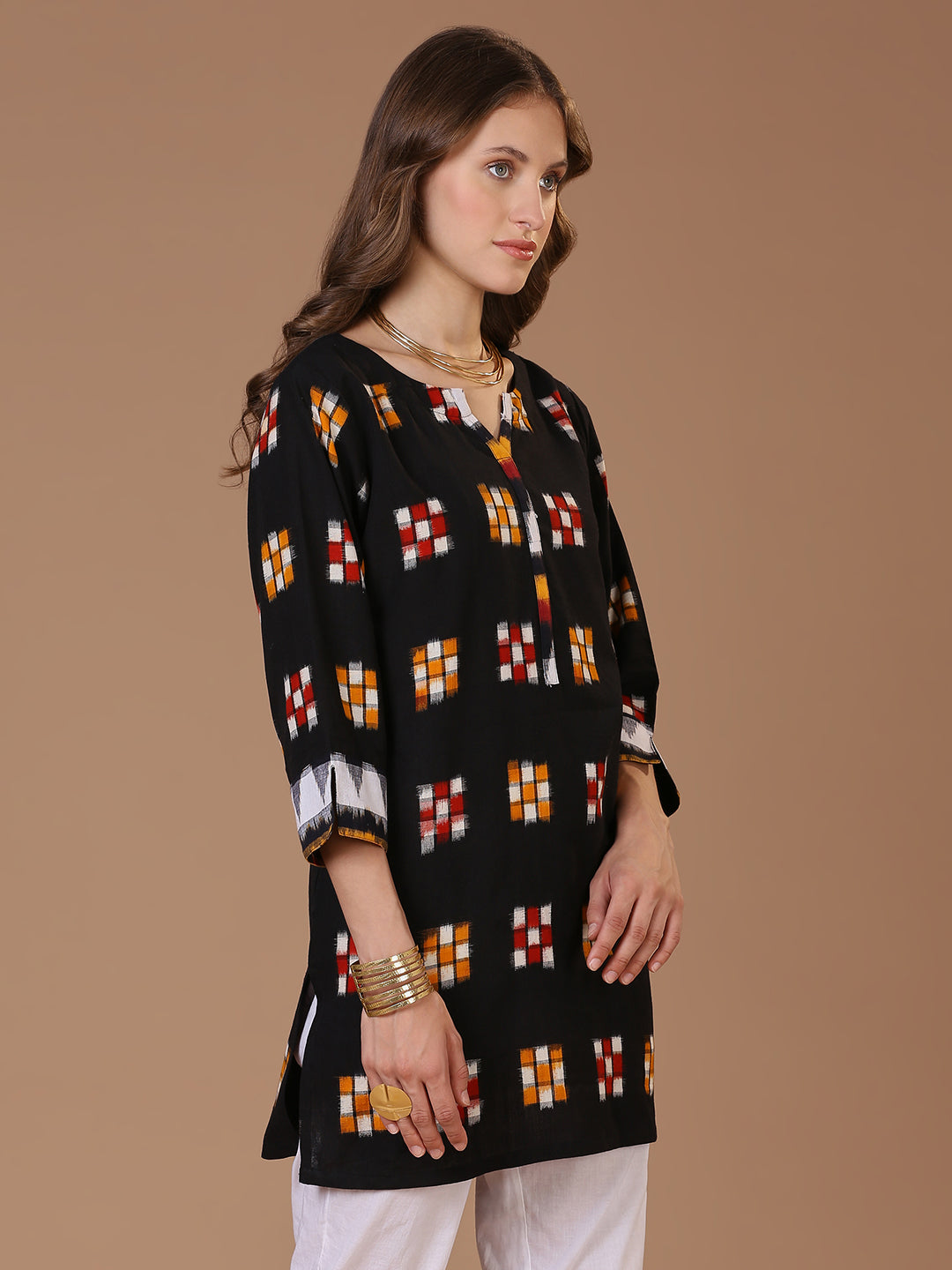 Double Ikat Kurta