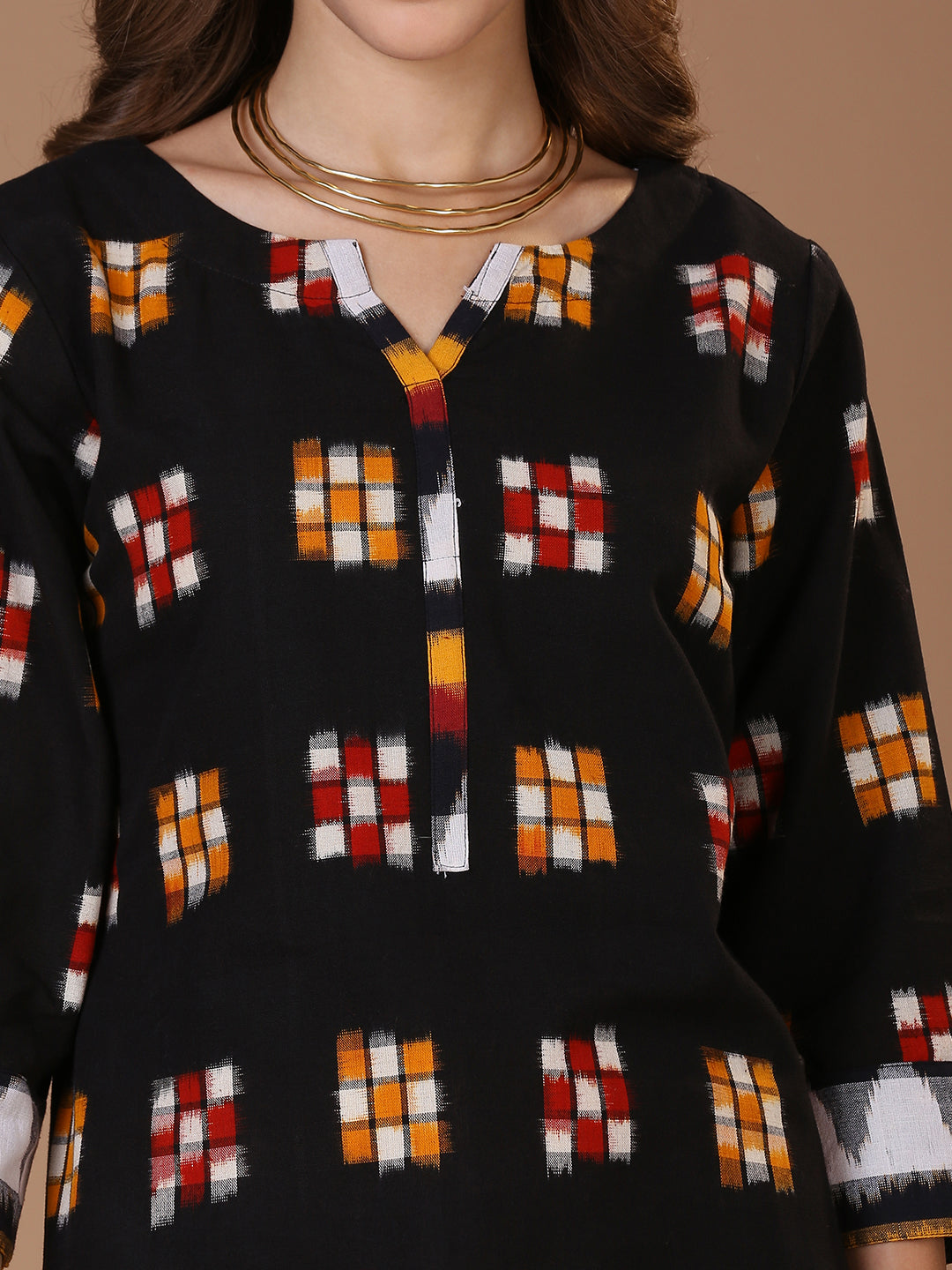 Double Ikat Kurta