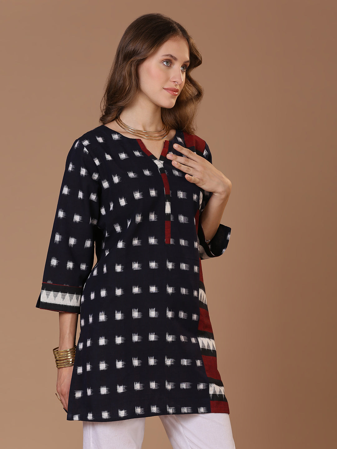 double Ikat Kurta