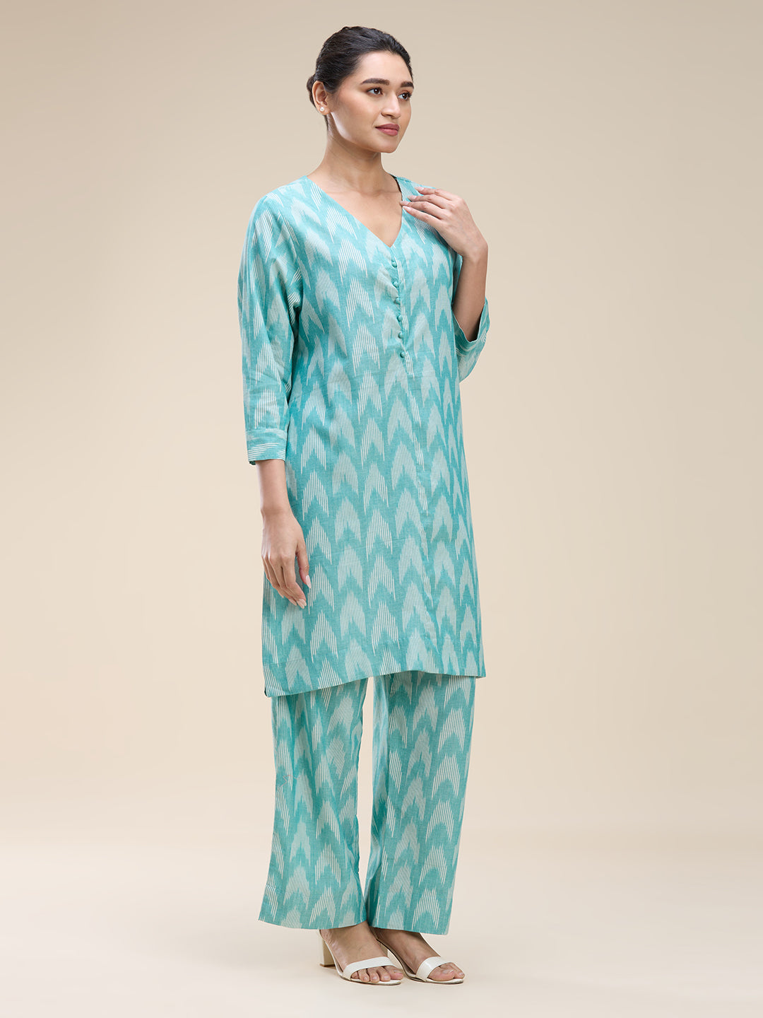 Sea Ikat Coord Set