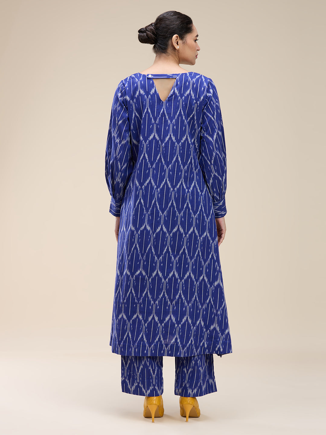 Indigo Ikat Coord Set