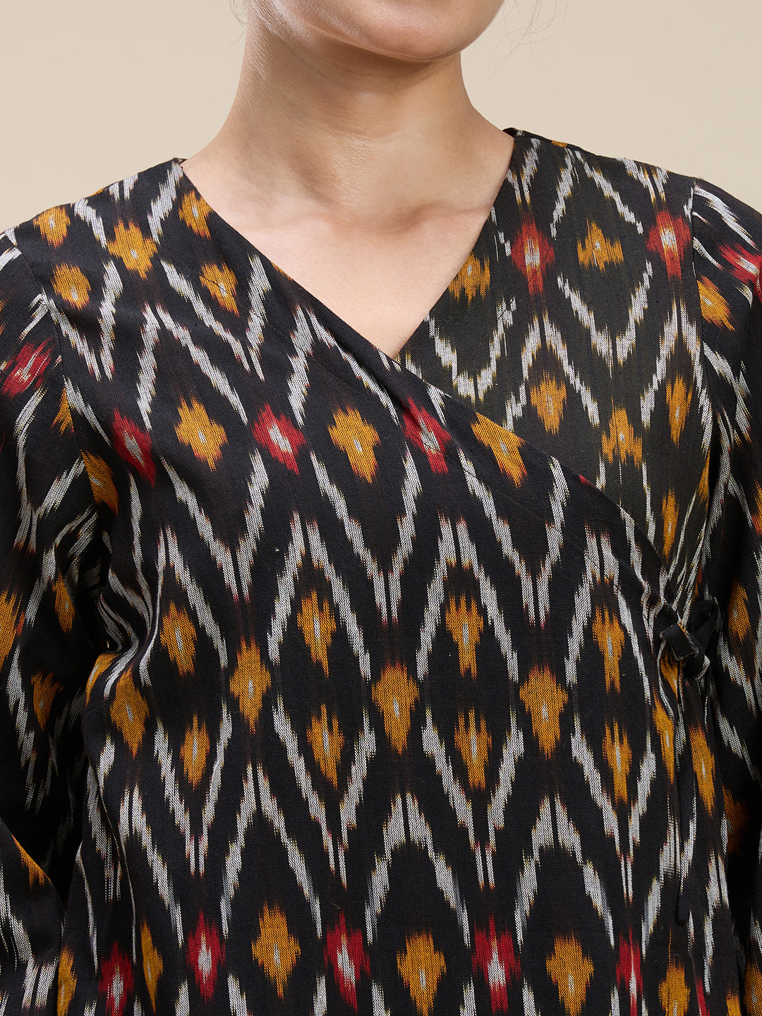 Ikat Angrakha Set