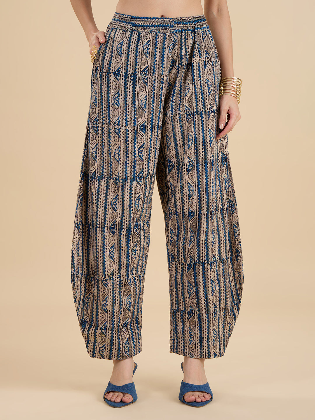 Indigo Kalamkari Coord Set