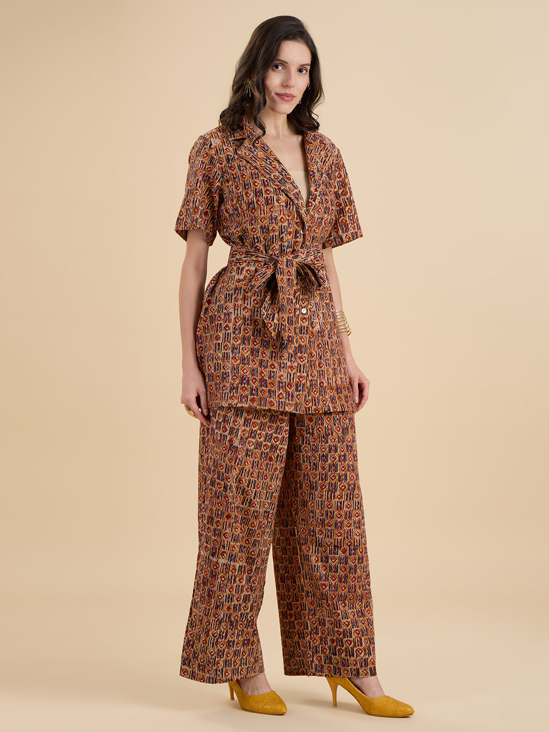 Kalamkari Blazer Coord Set