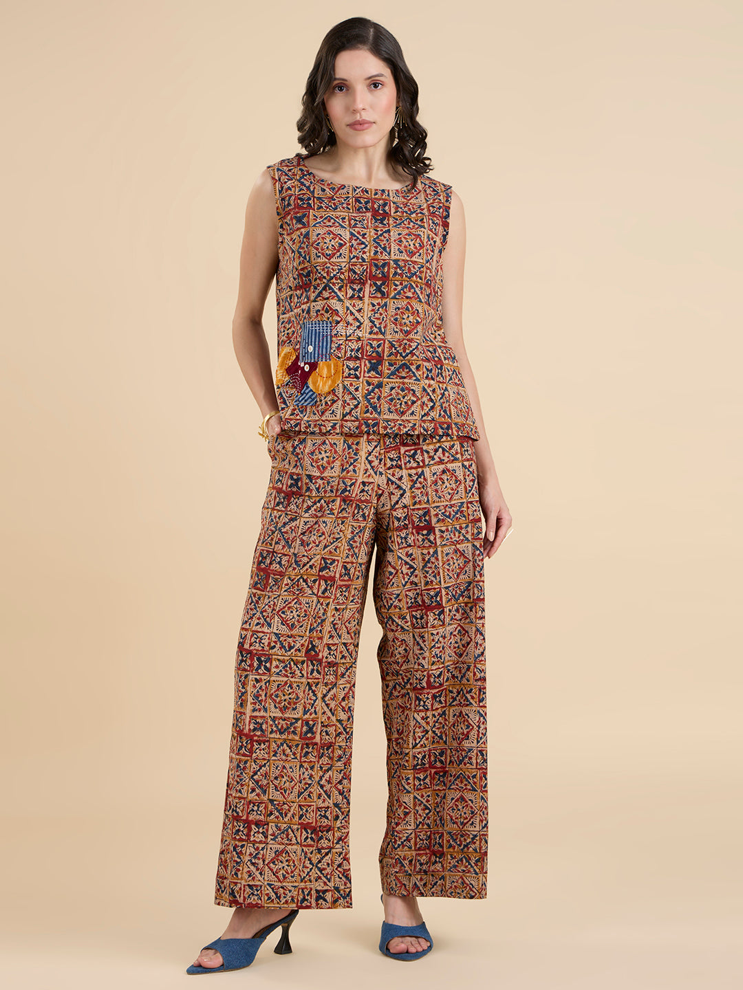 Kalamkari Coord Set
