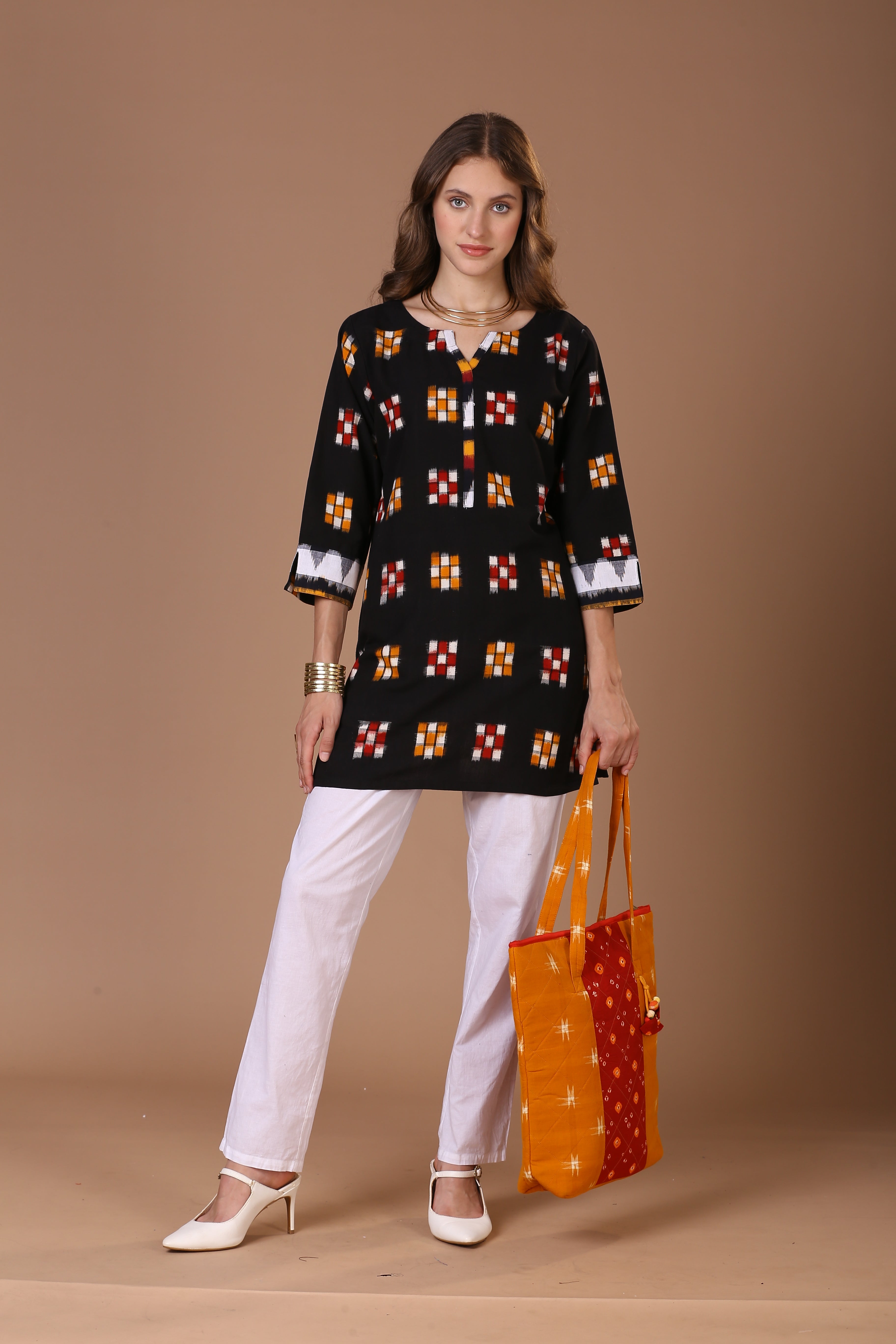 Double Ikat Kurta