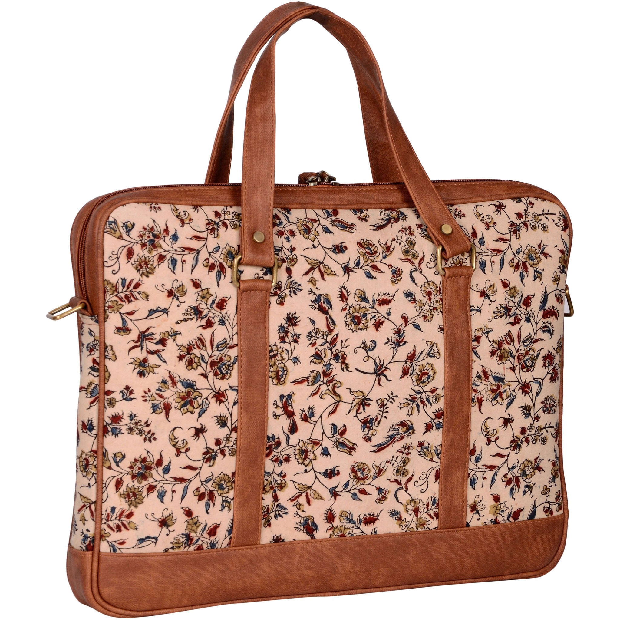 Andhra Hand Kalamkari Laptop Bag (13" to 15")
