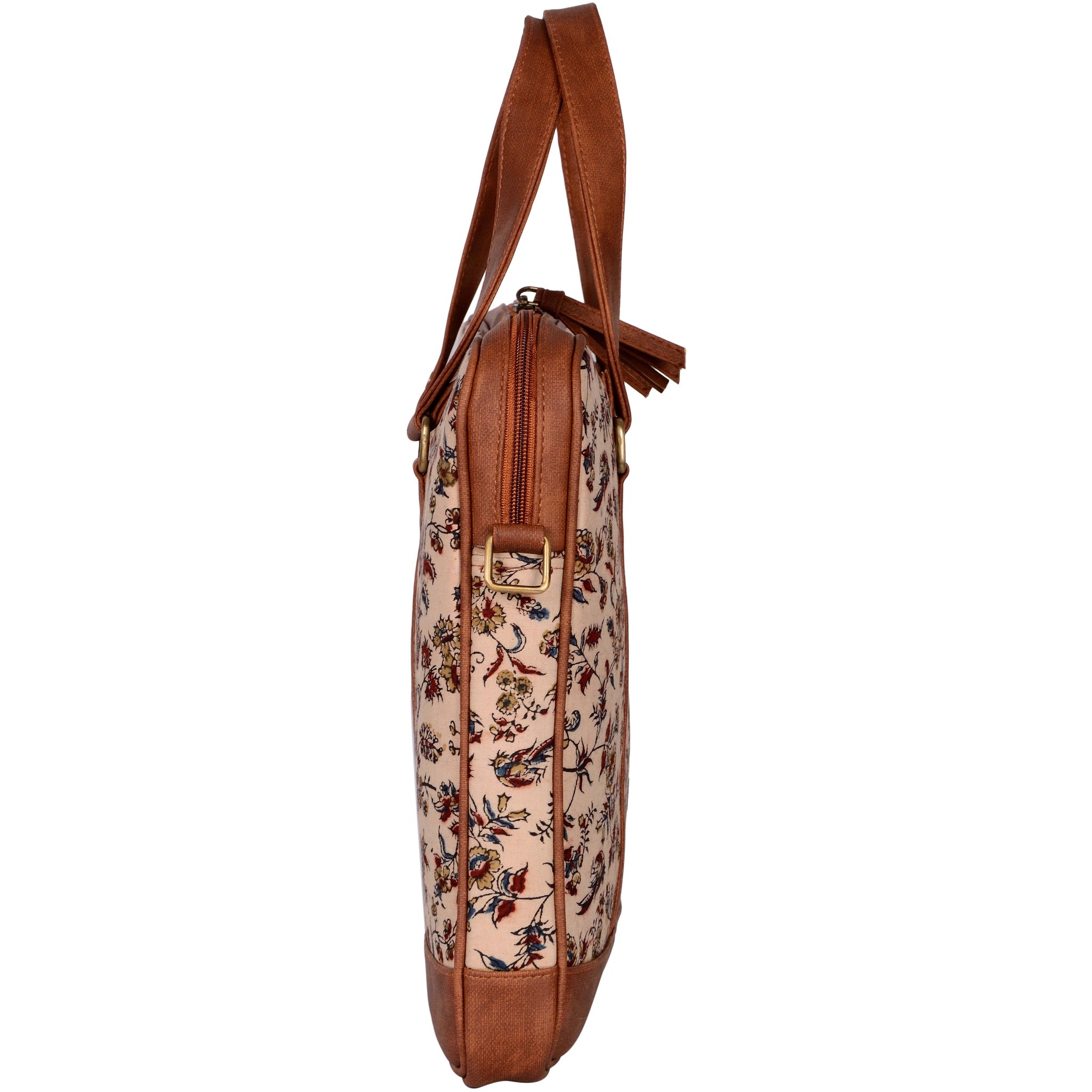 Andhra Hand Kalamkari Laptop Bag (13" to 15")
