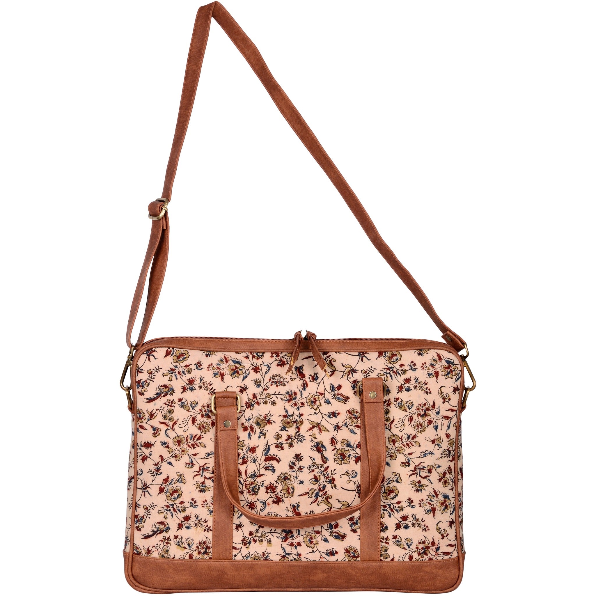 Andhra Hand Kalamkari Laptop Bag (13" to 15")