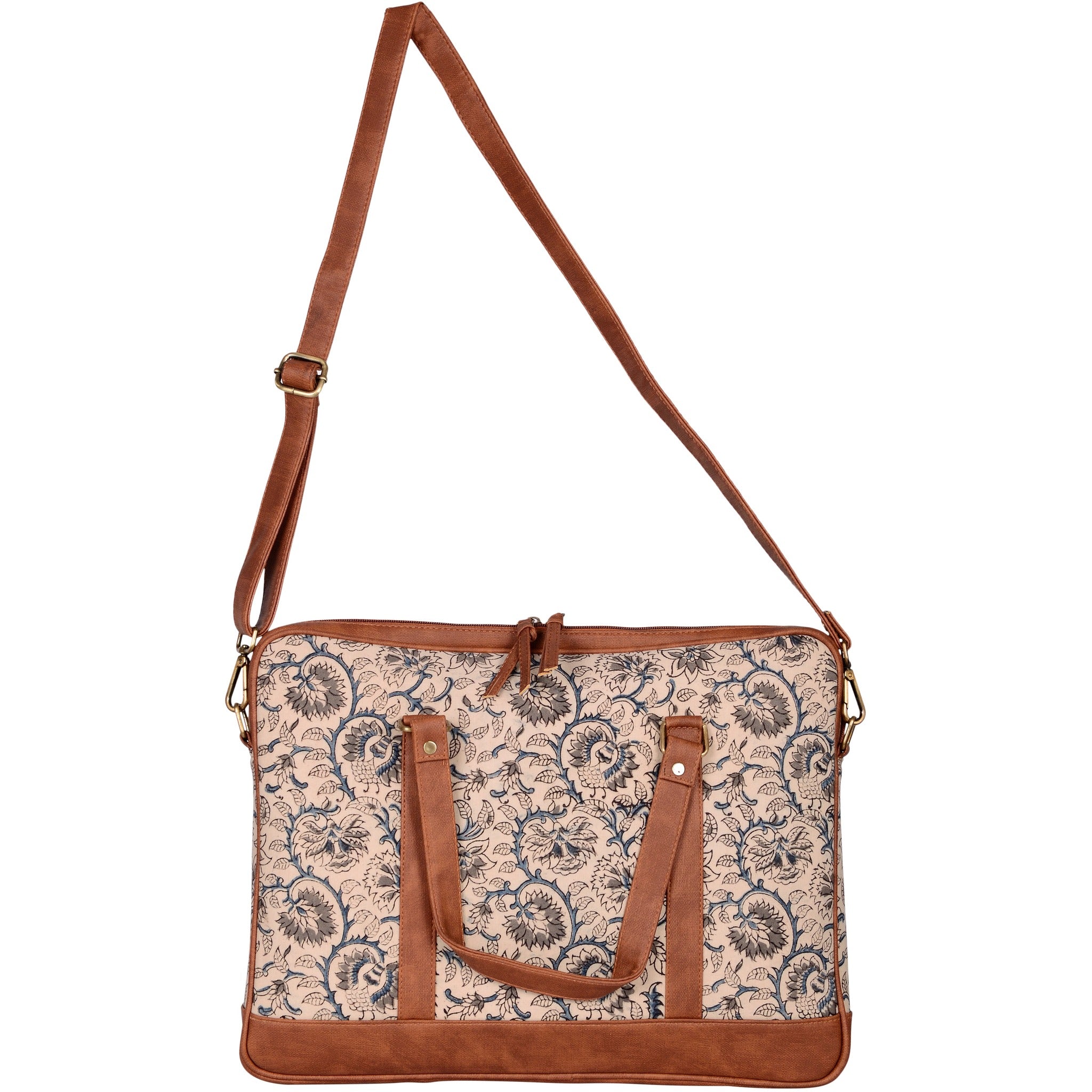 Andhra Hand Kalamkari Laptop Bag (13" to 15")