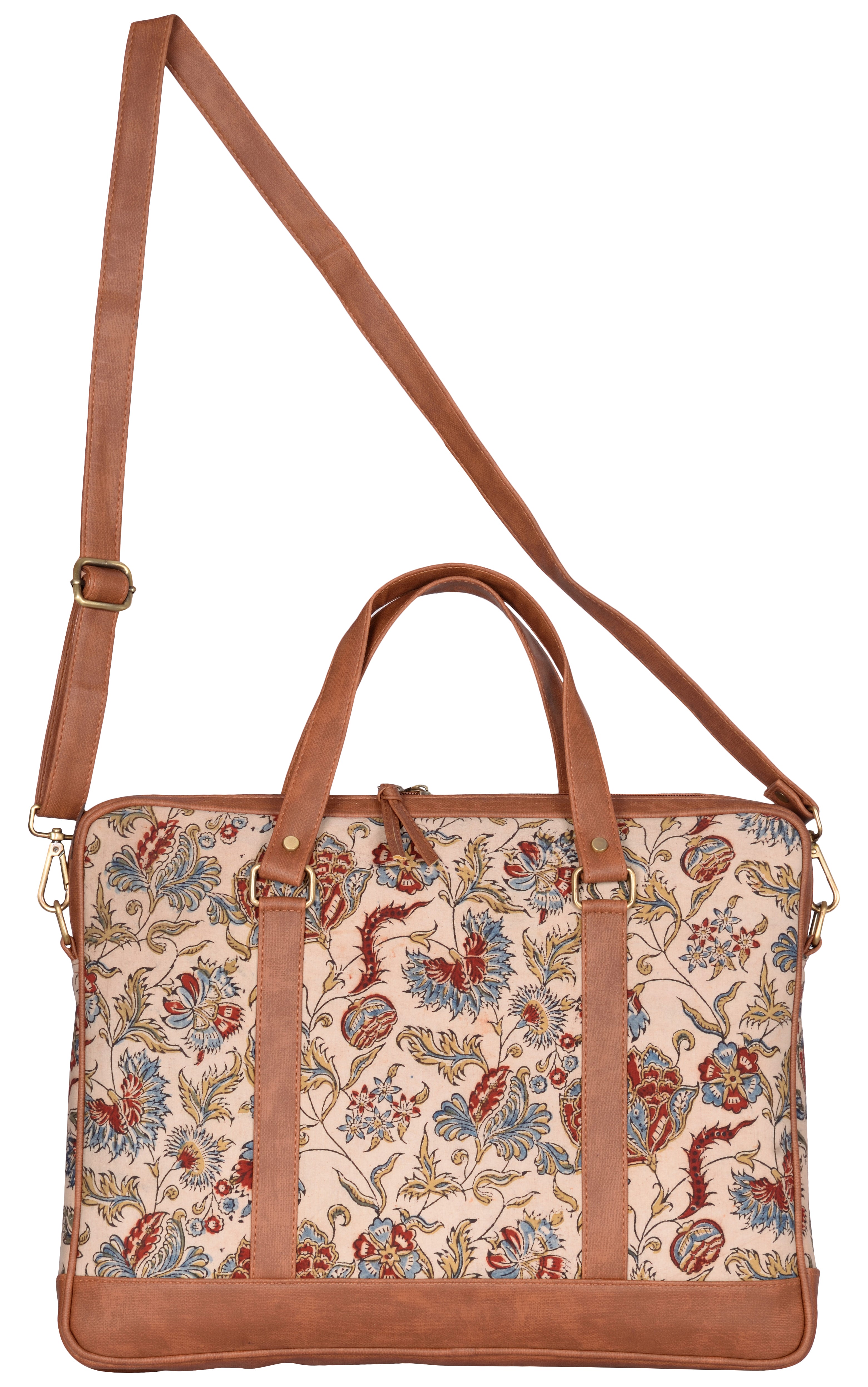 Andhra Hand Kalamkari Laptop Bag (13" to 15")