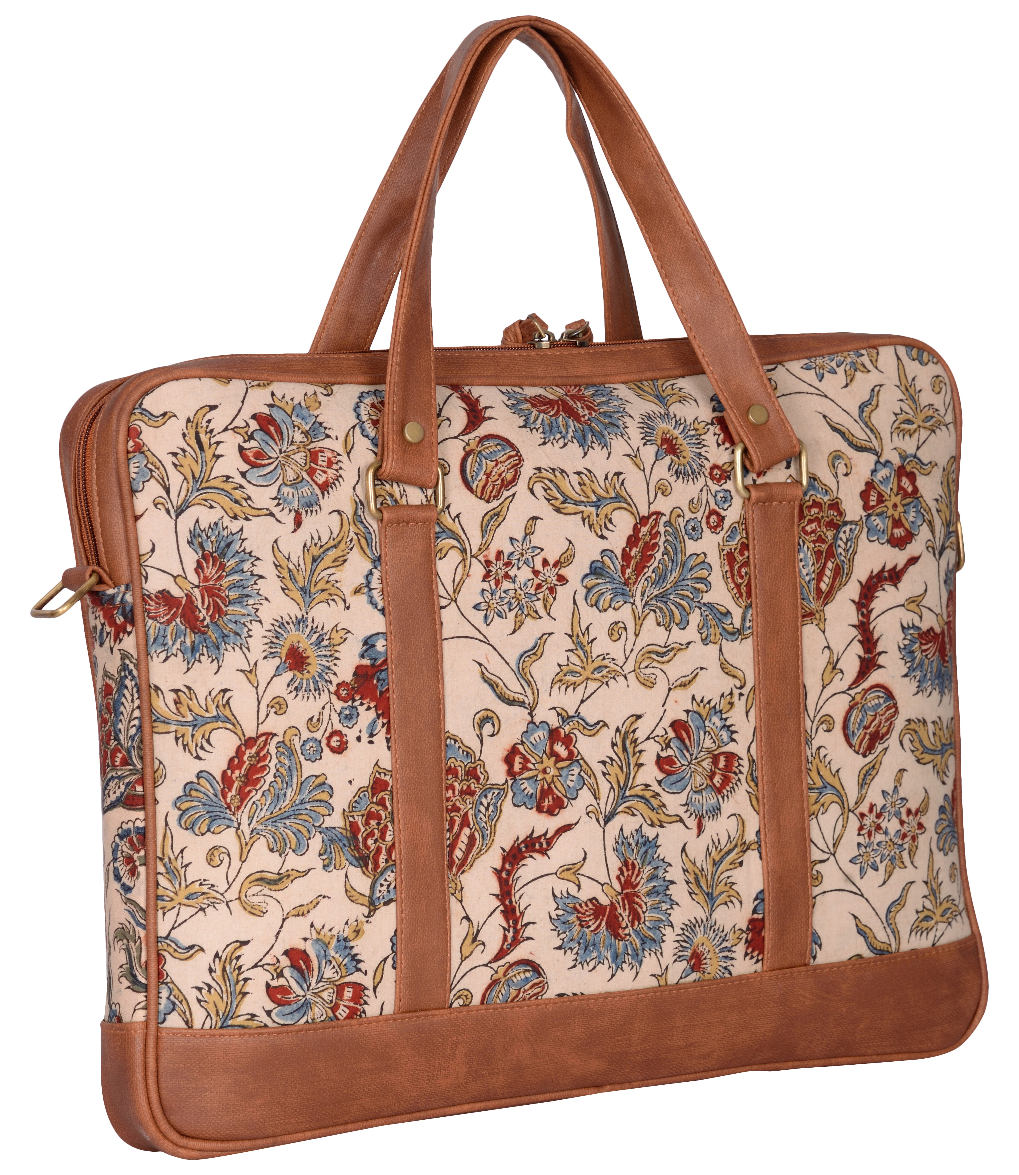Andhra Hand Kalamkari Laptop Bag (13" to 15")