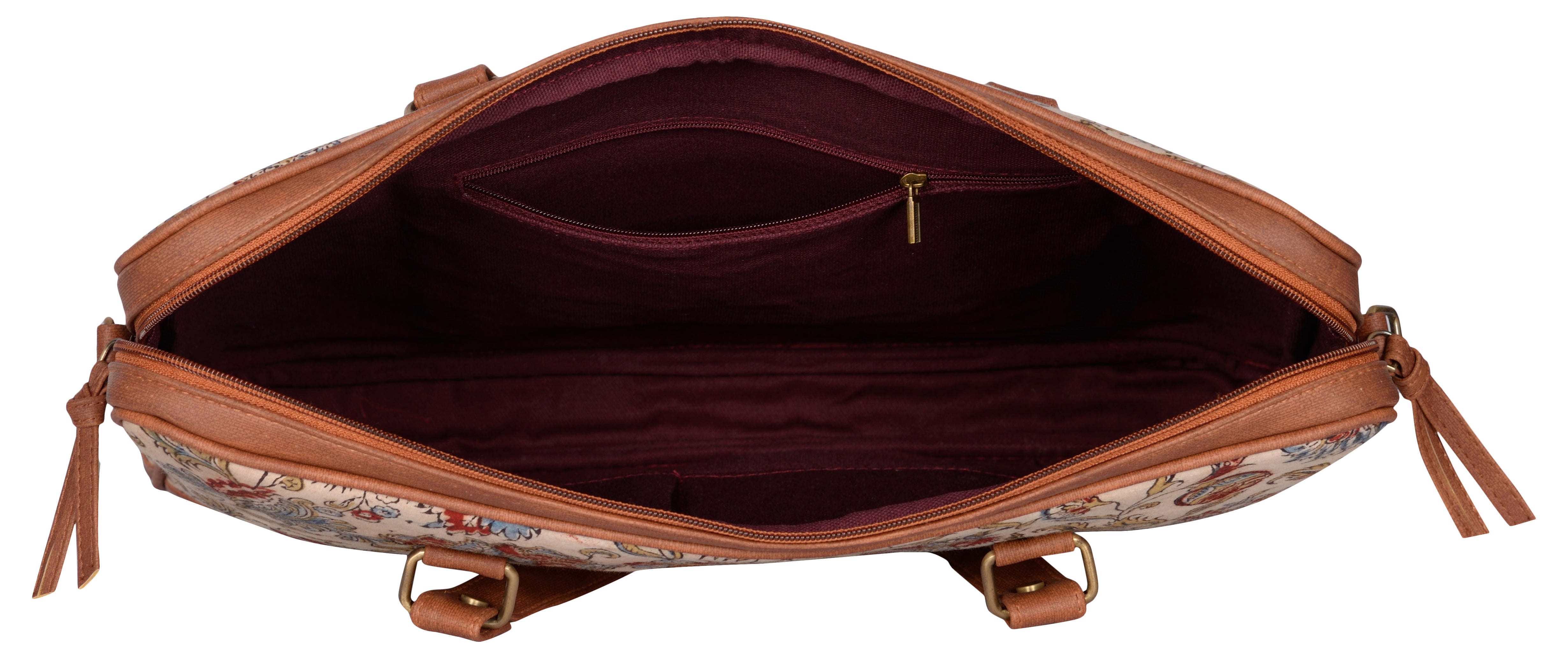 Andhra Hand Kalamkari Laptop Bag (13" to 15")