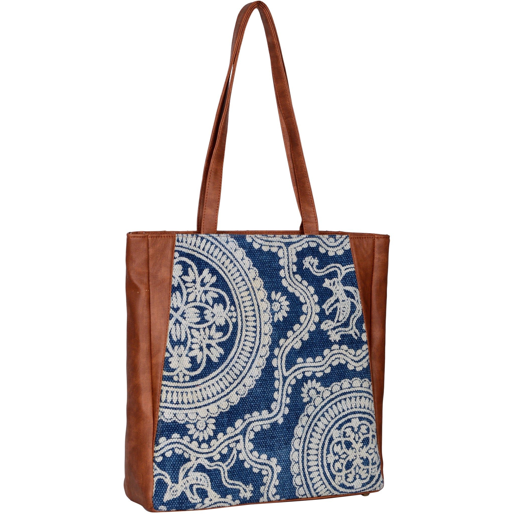 Block printed Kilim Tote