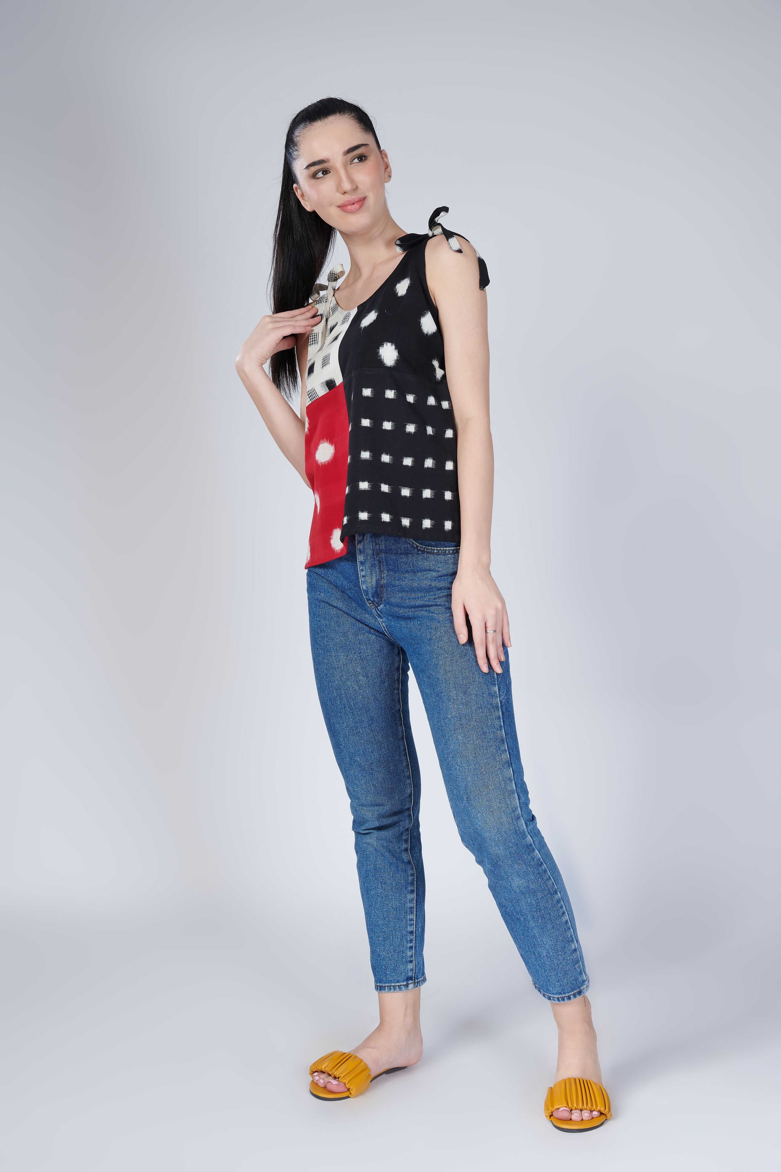 Double Ikat Top