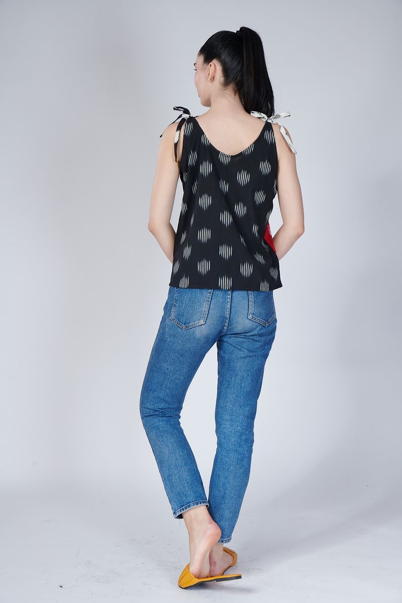 Double Ikat Top