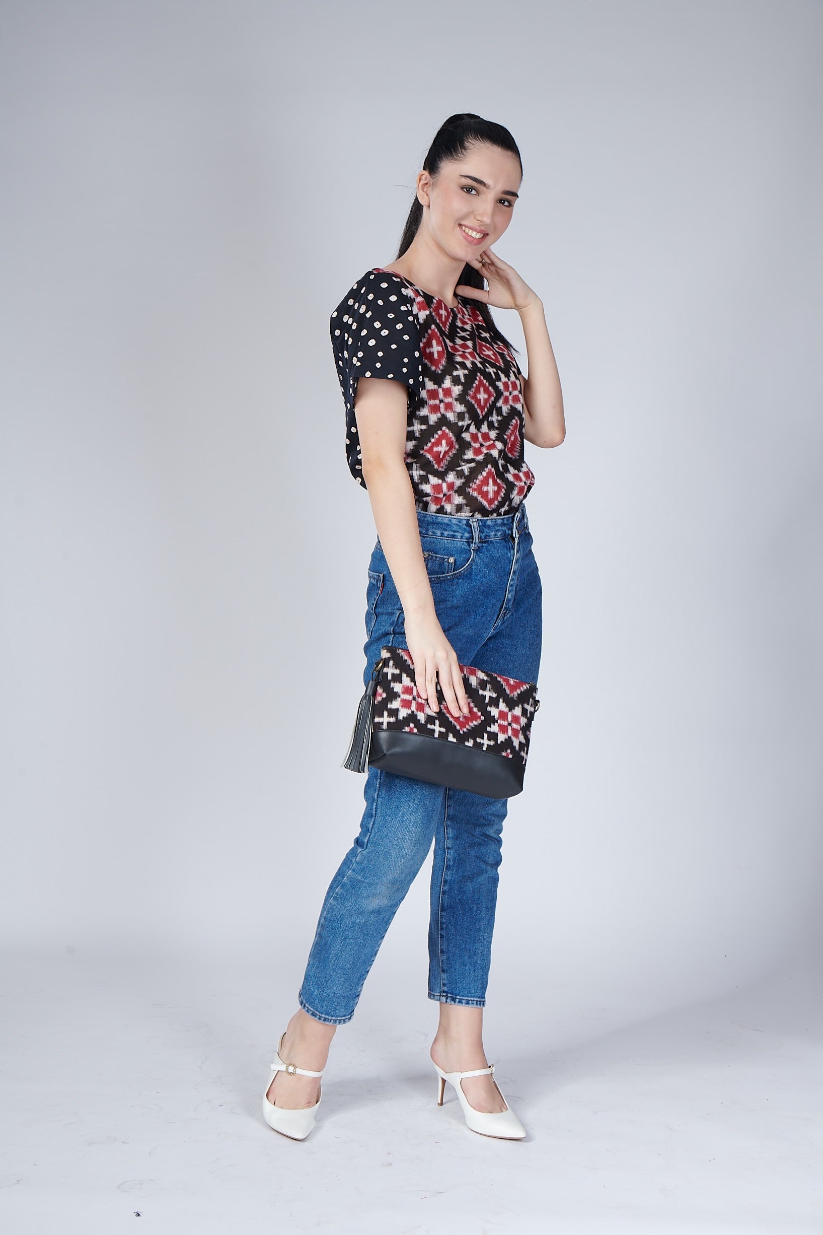 Telia Rumal Ikat Top