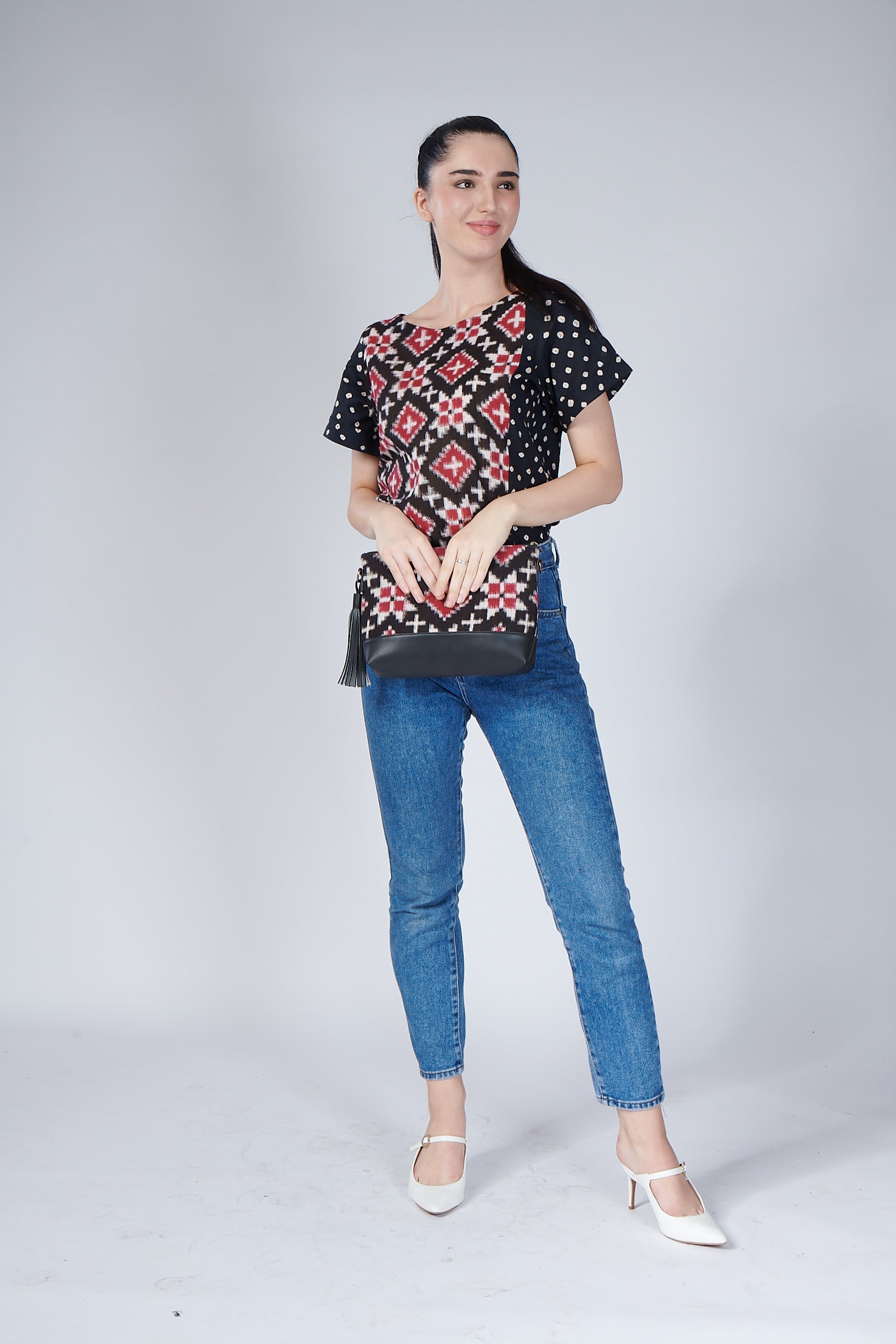 Telia Rumal Ikat Top