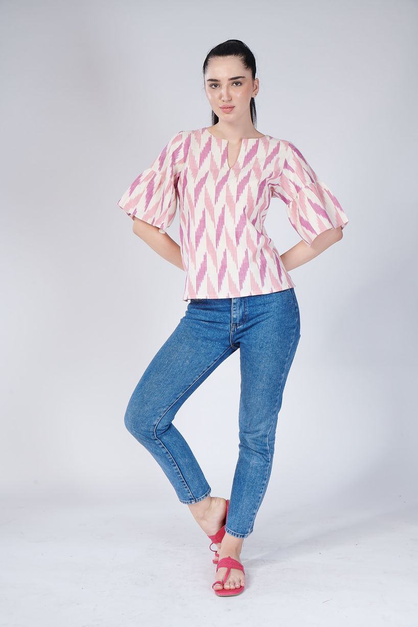 Boho Ikat Top