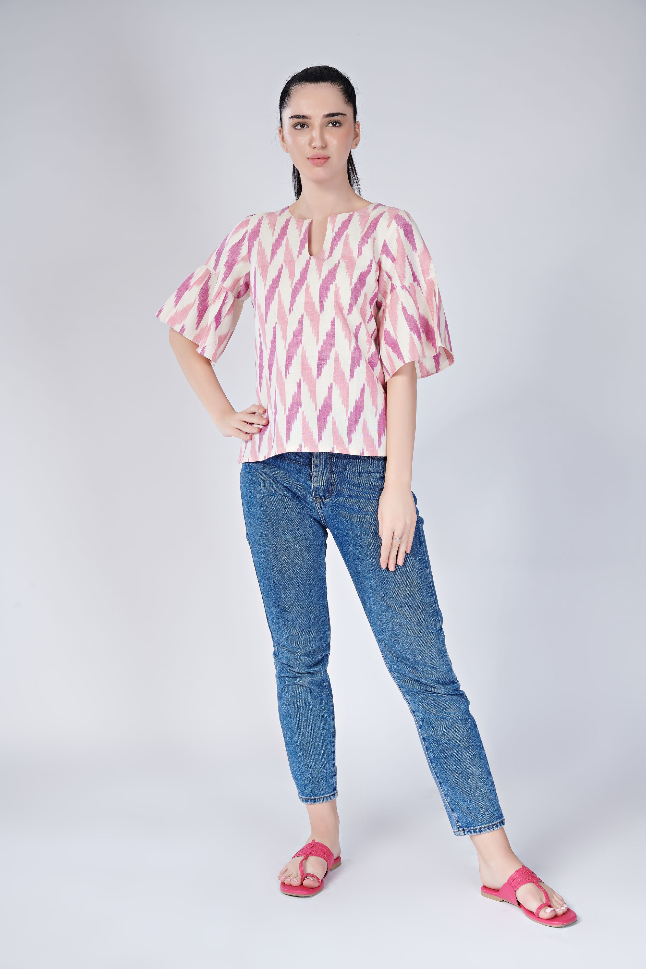 Boho Ikat Top