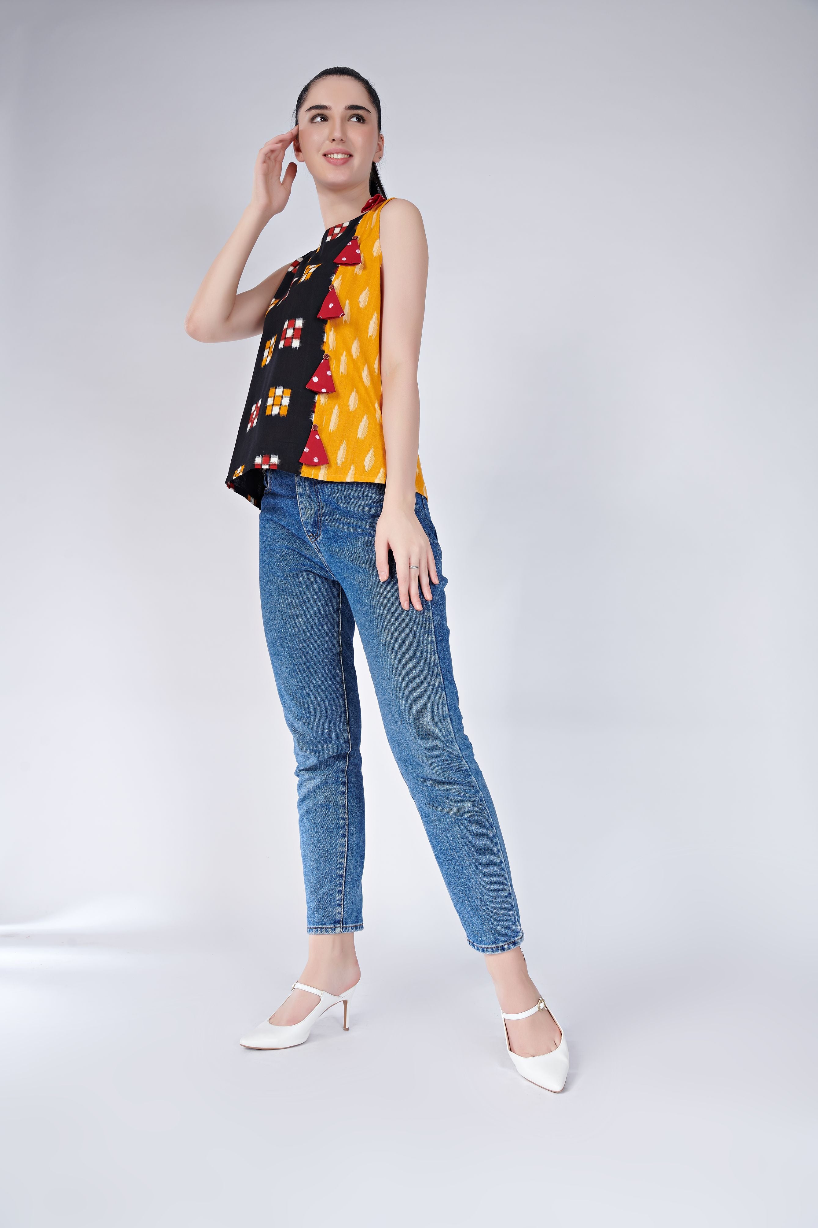 Ikkat Top