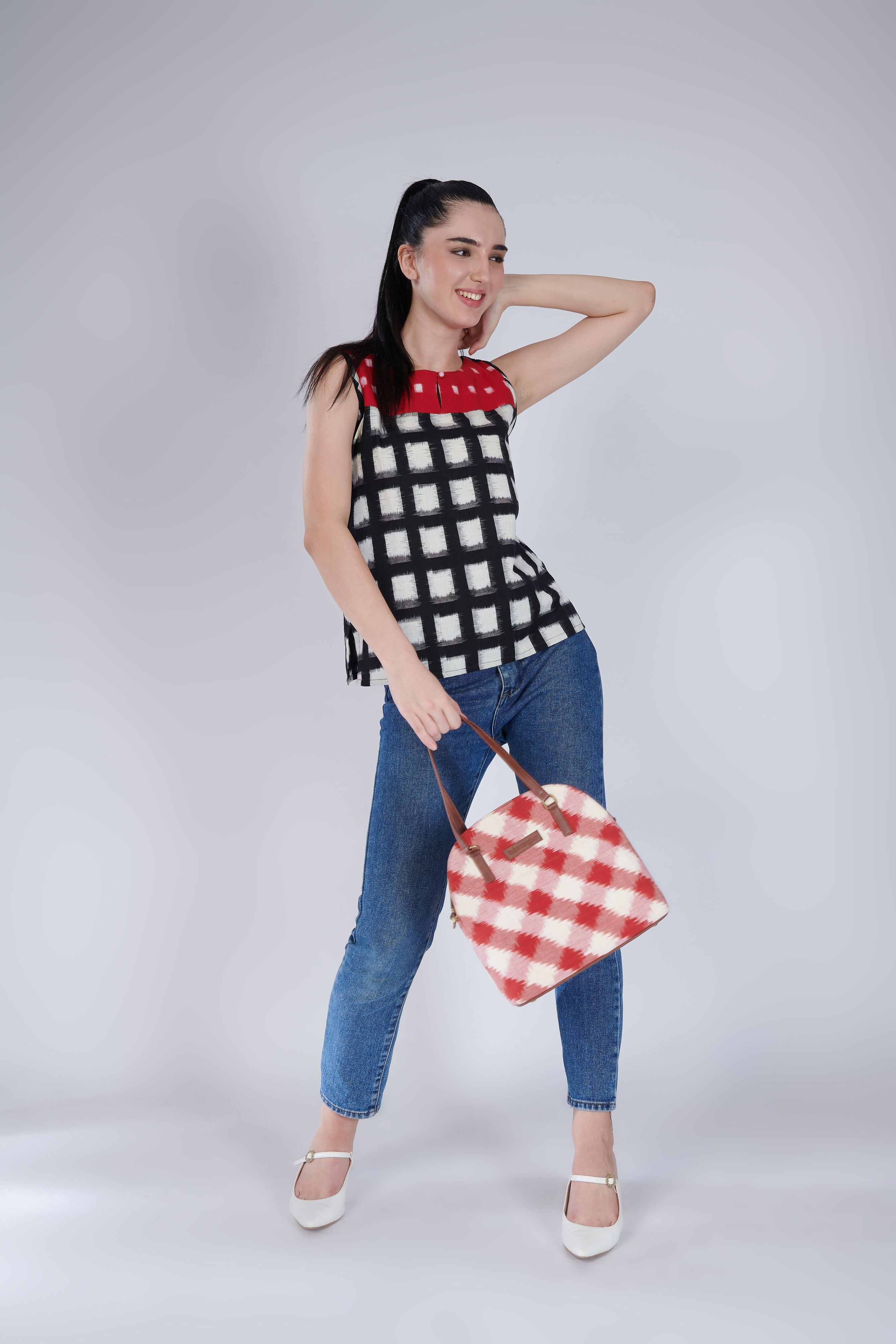 Double Ikat Top