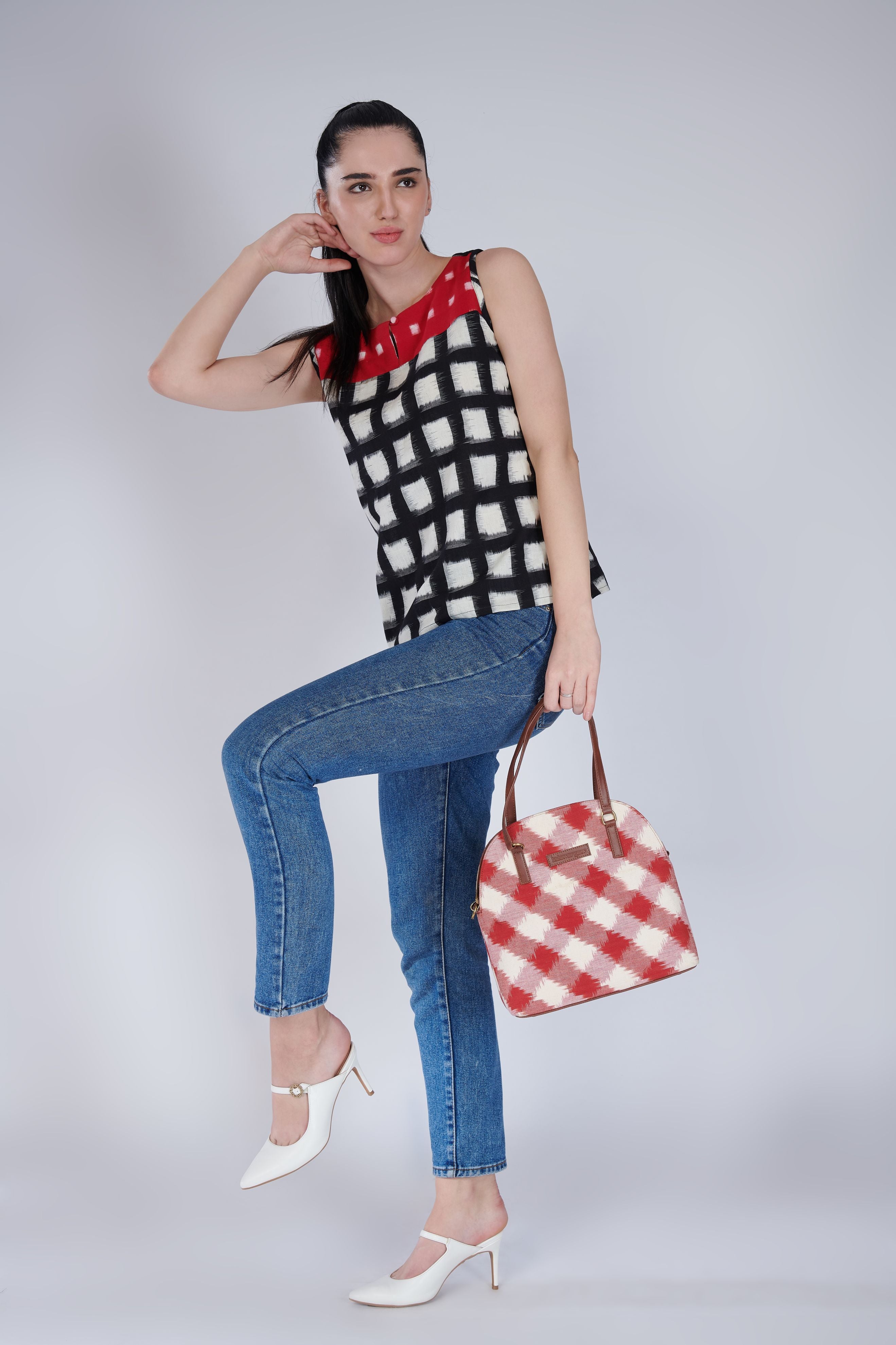 Double Ikat Top