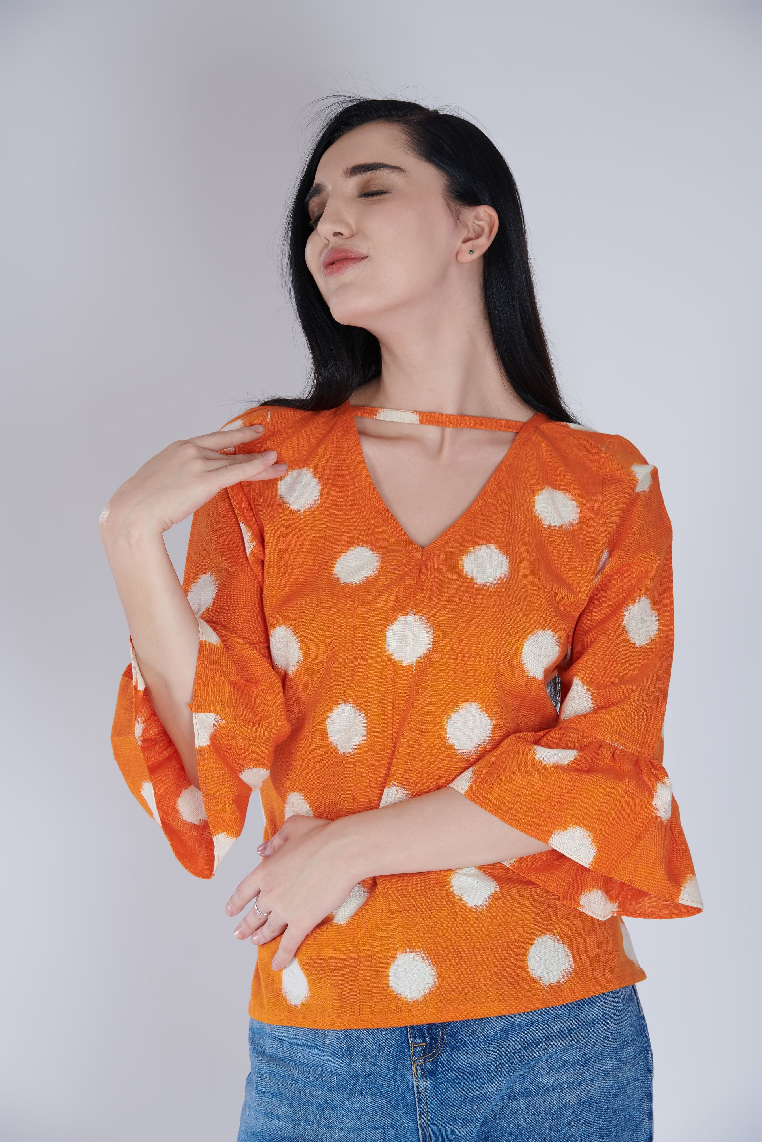 Polka Double Ikat Top