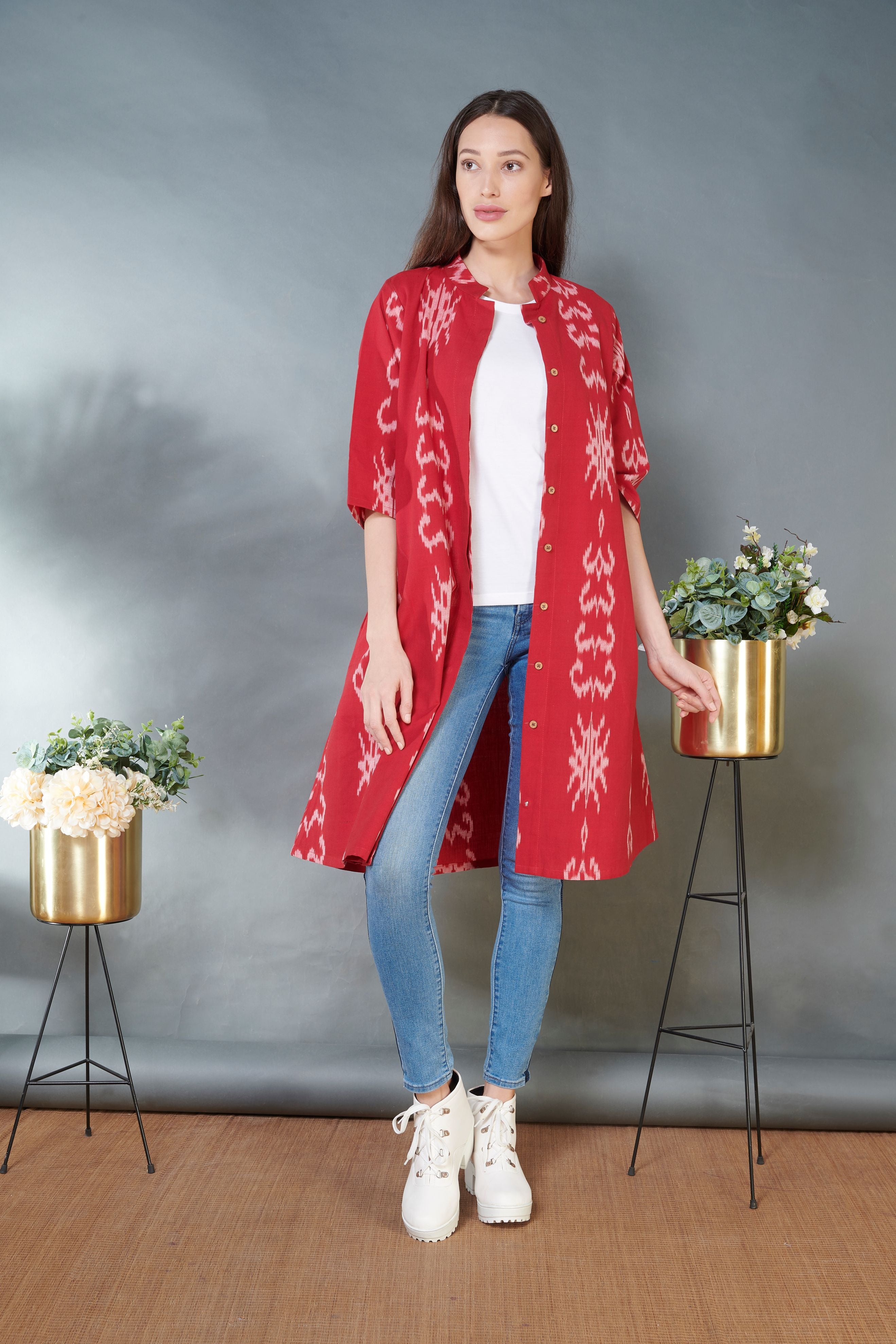 Ikat Jacket Dress