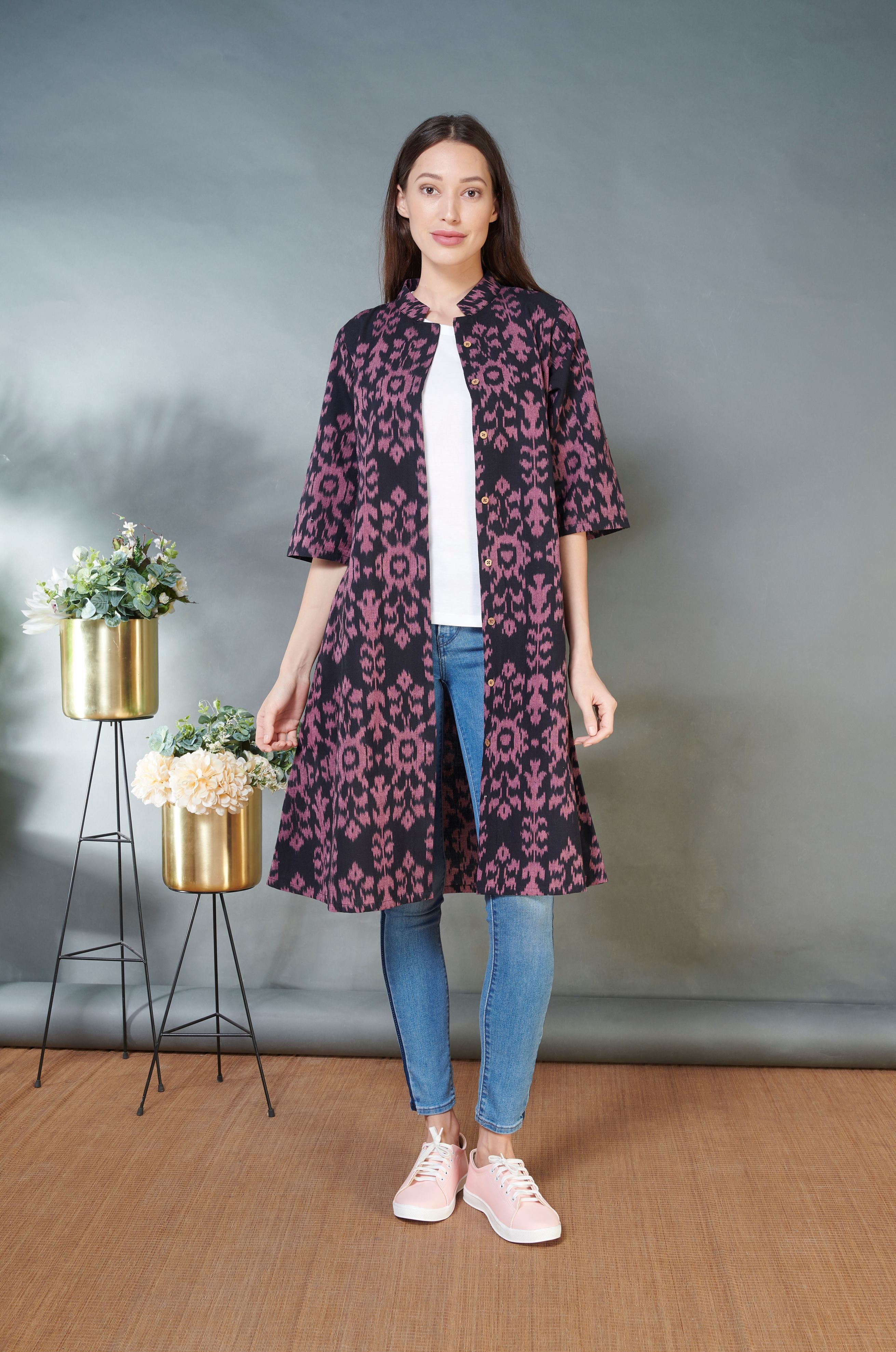 Ikat Jacket Dress