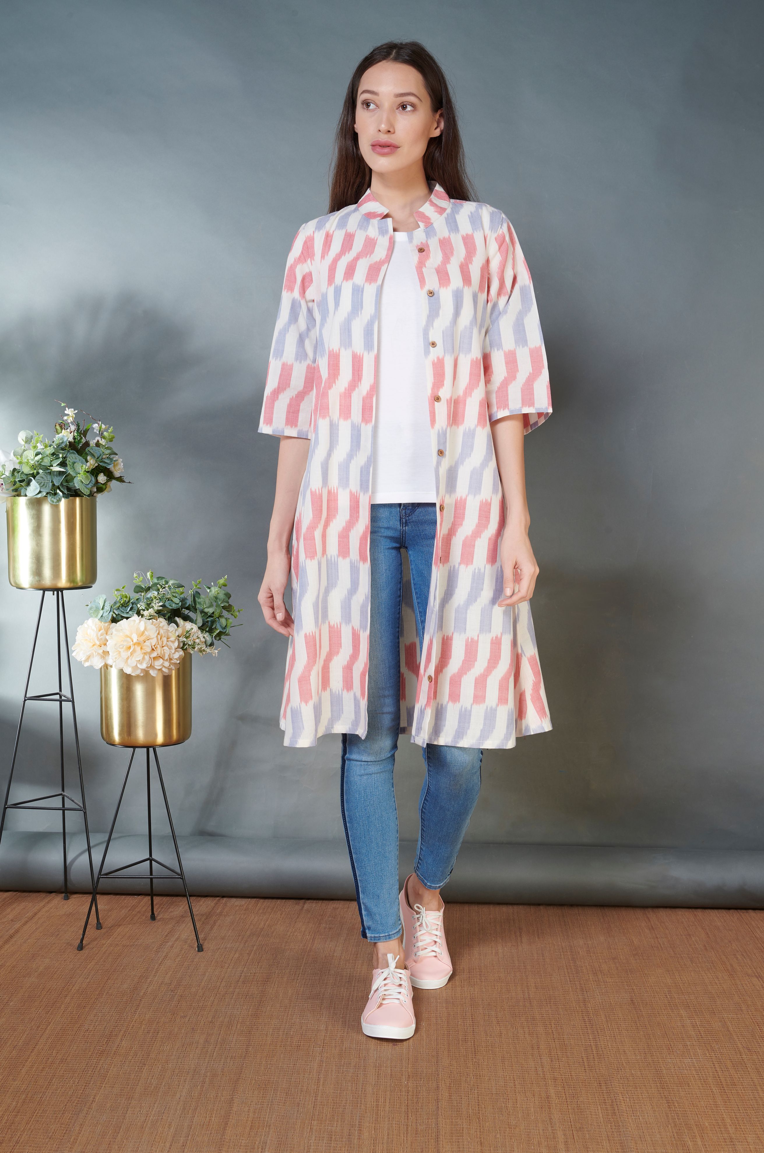 Ikat Jacket Dress