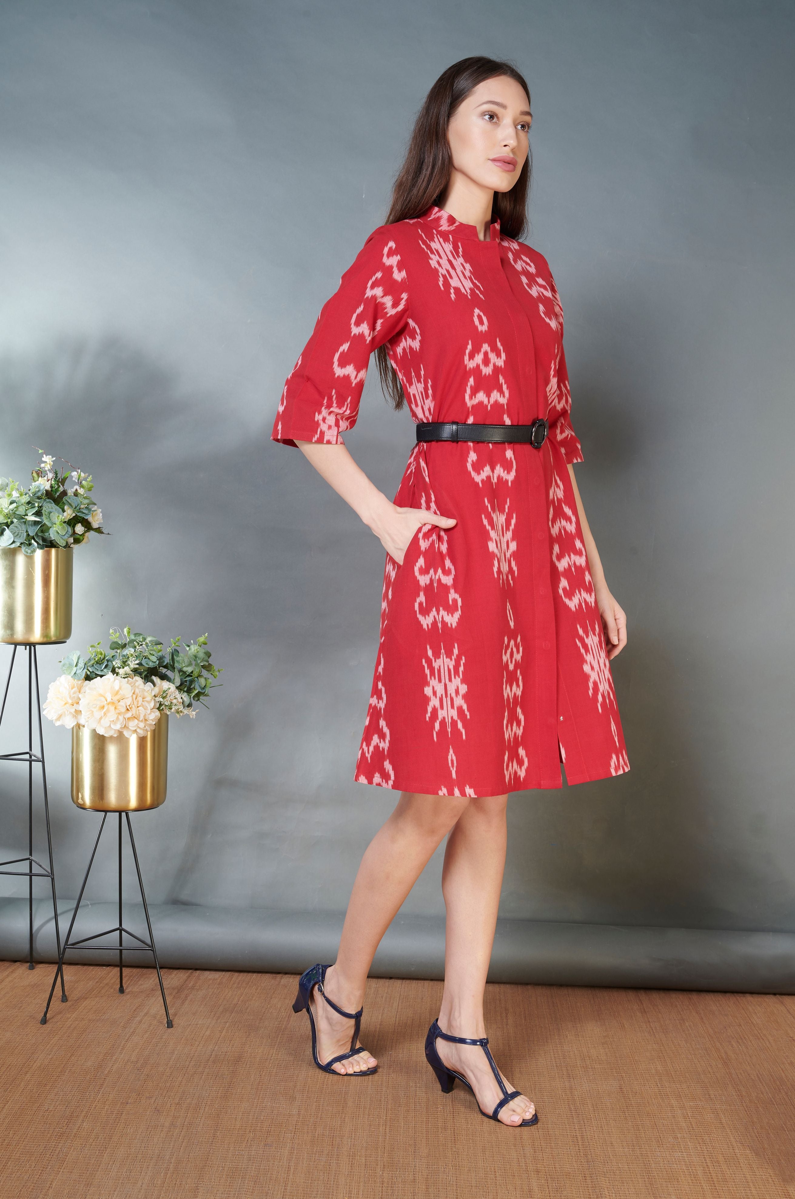 Ikat Jacket Dress