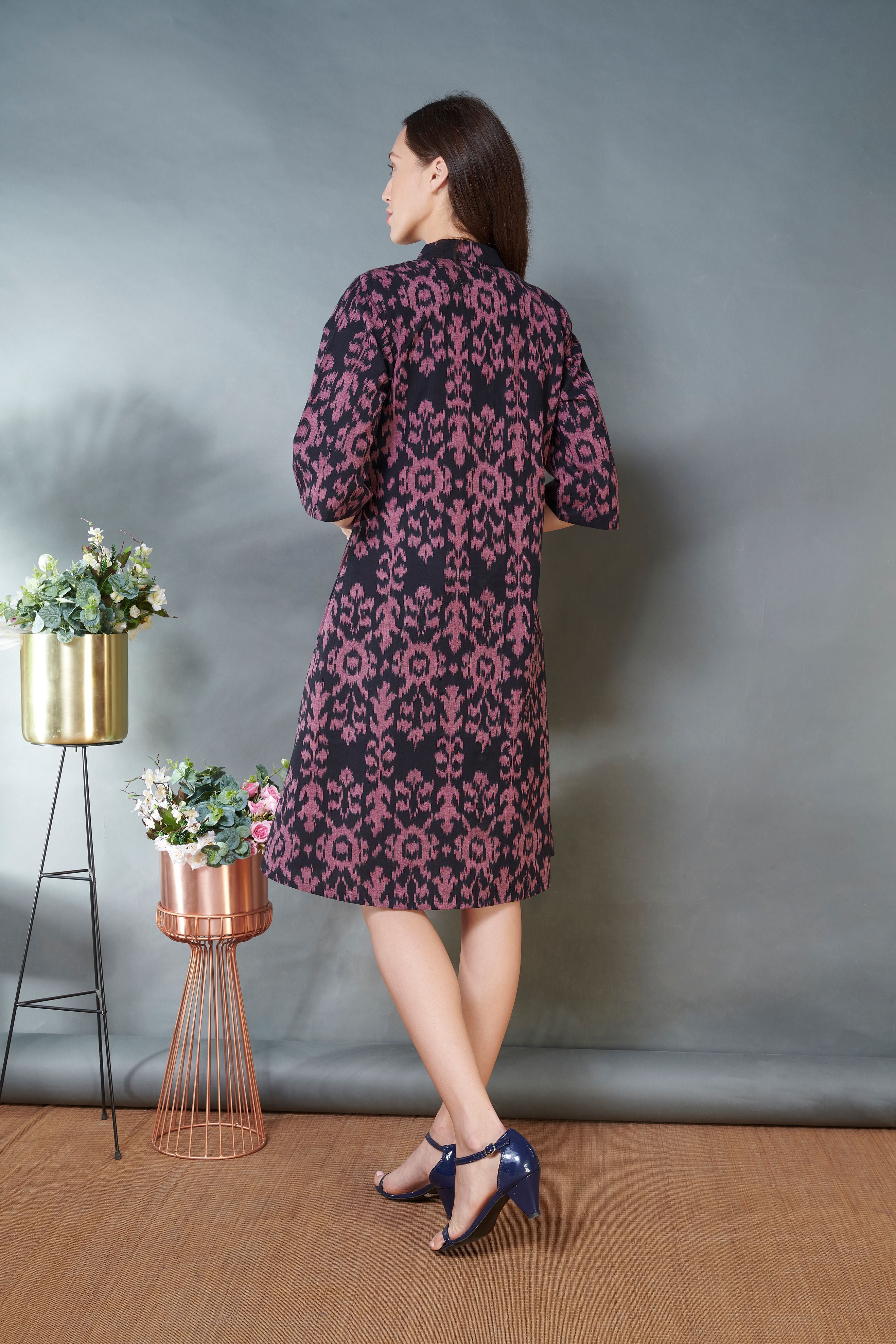 Ikat Jacket Dress