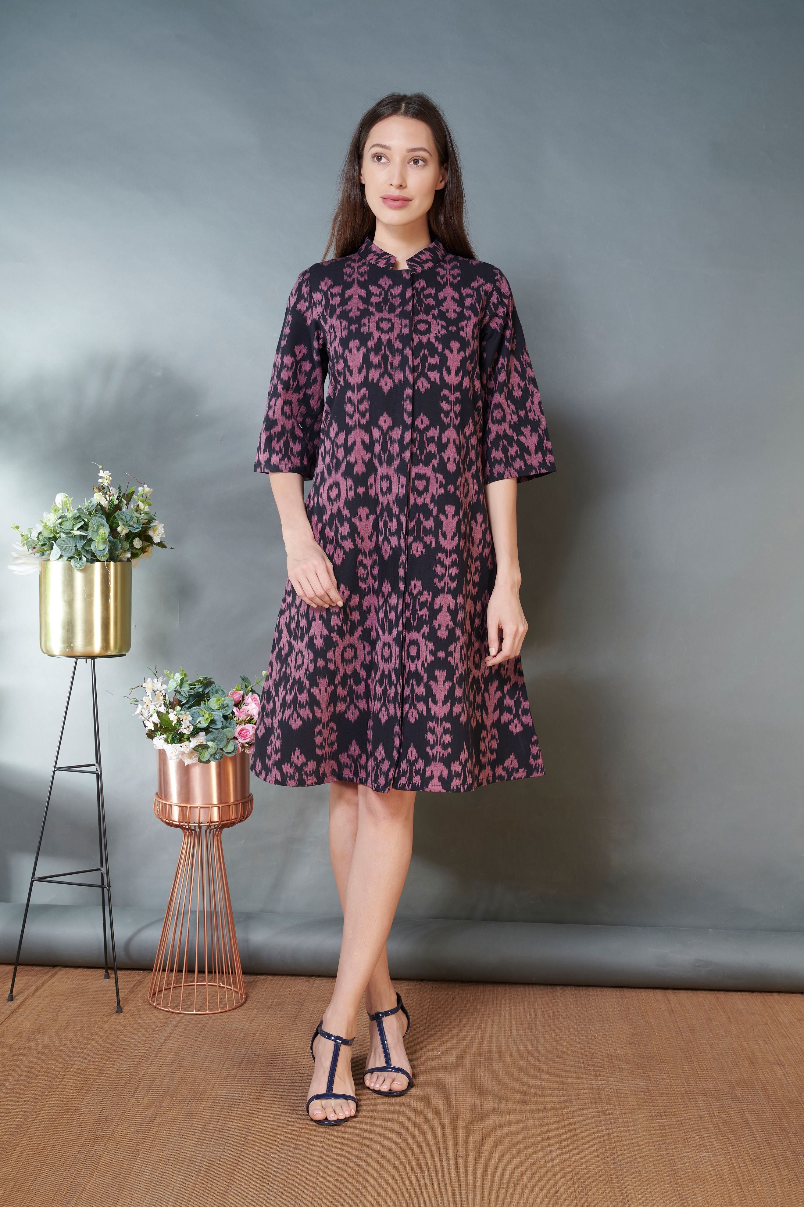 Ikat Jacket Dress