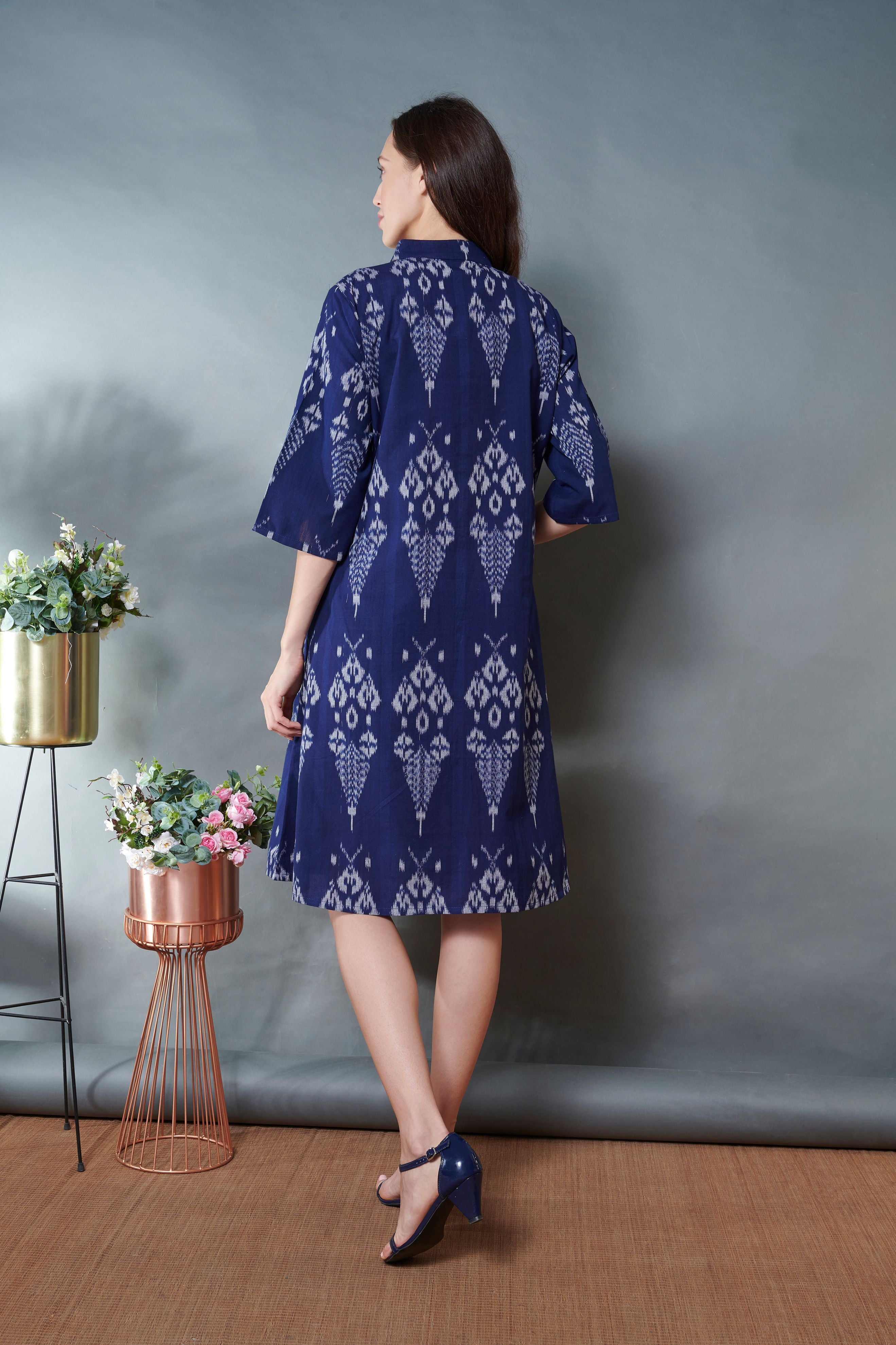 Ikat Jacket Dress