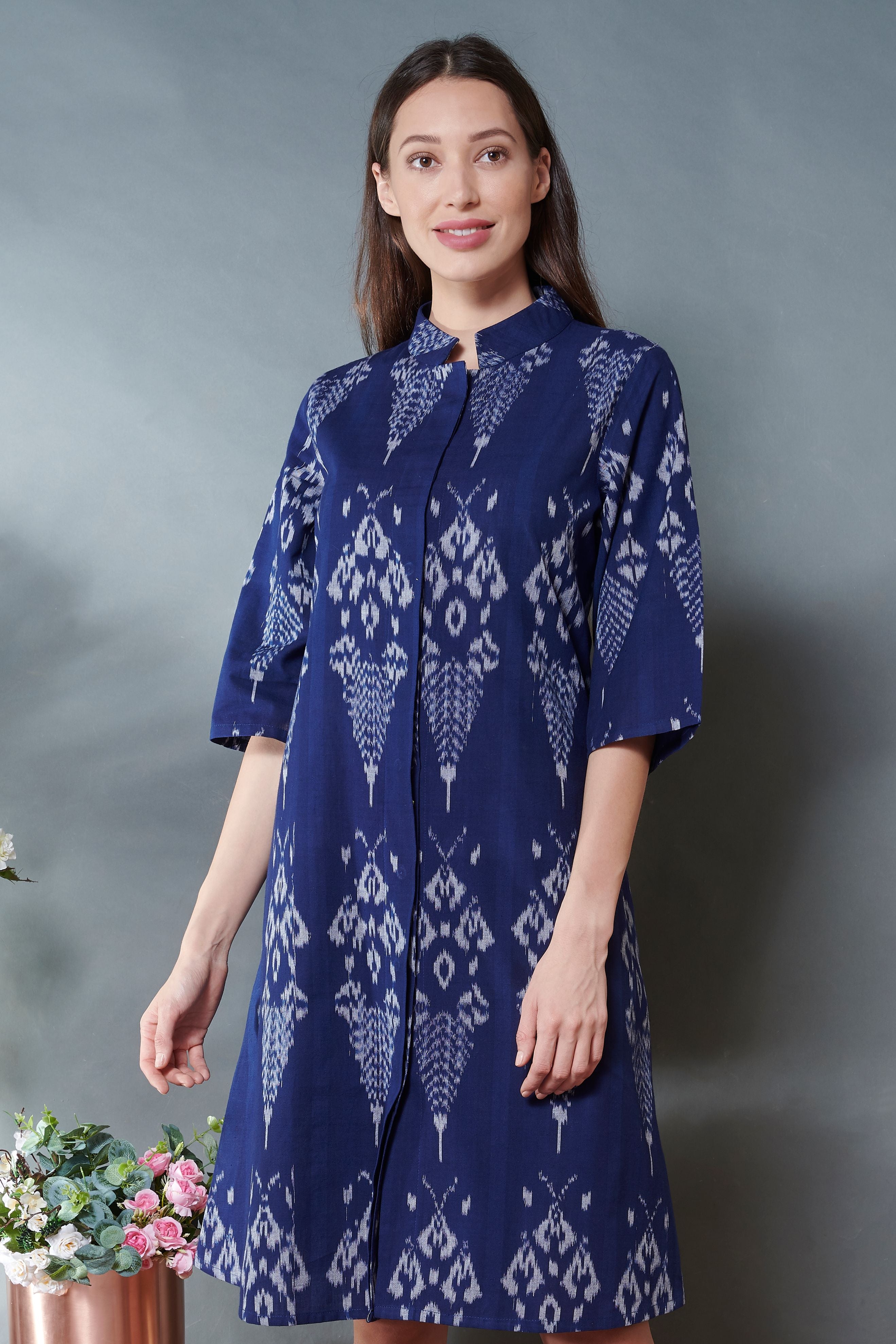 Ikat Jacket Dress  -  World of Ikkat 