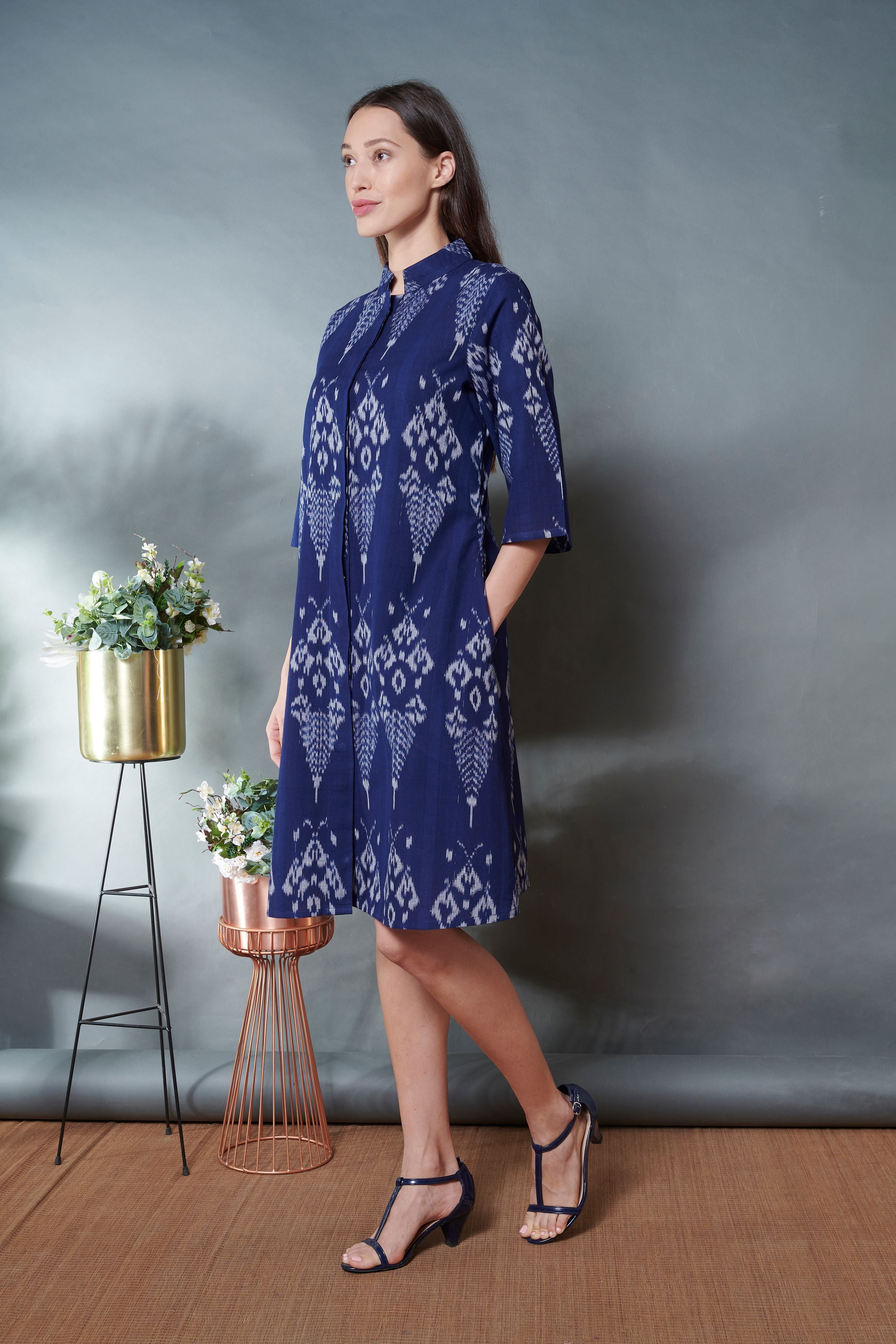 Ikat Jacket Dress  -  World of Ikkat 